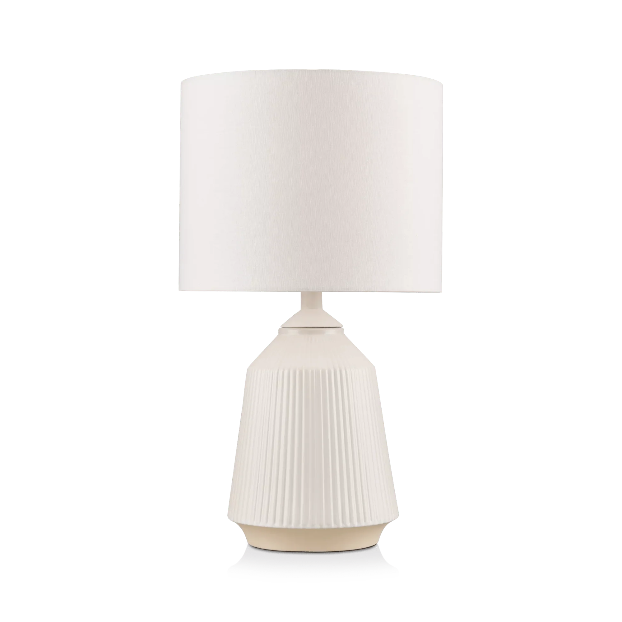 Cream Ceramic Table Lamp - Image 3