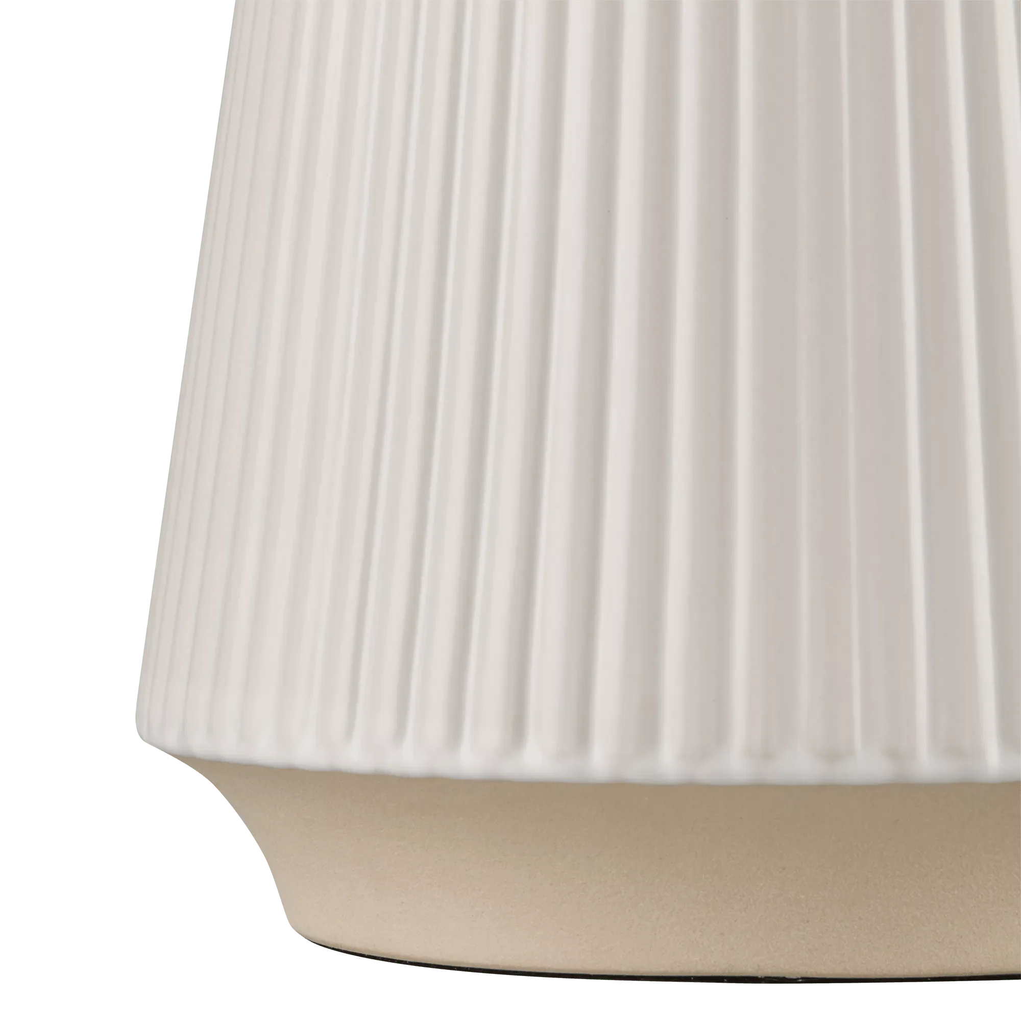 Cream Ceramic Table Lamp - Image 5