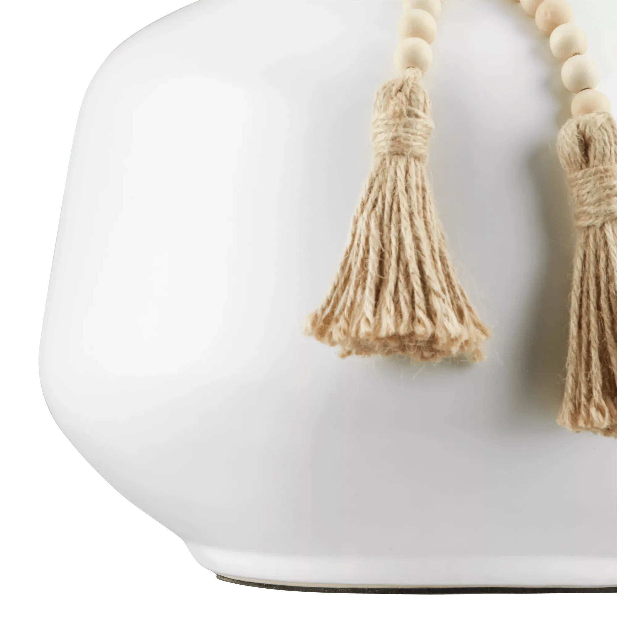 Ceramic Table Lamp with Bead String - Image 5