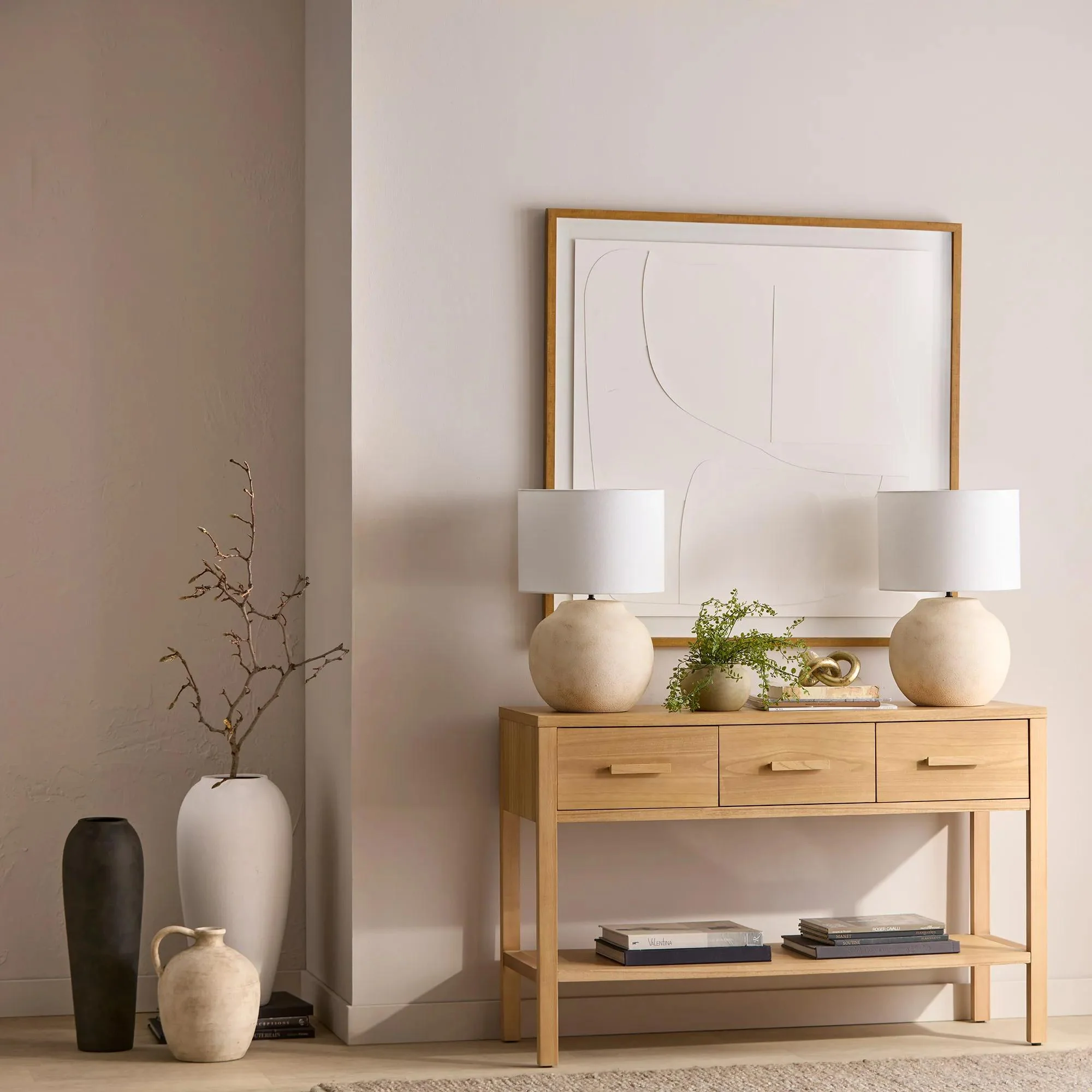 Ceramic Table Vase with Handle - Image 7