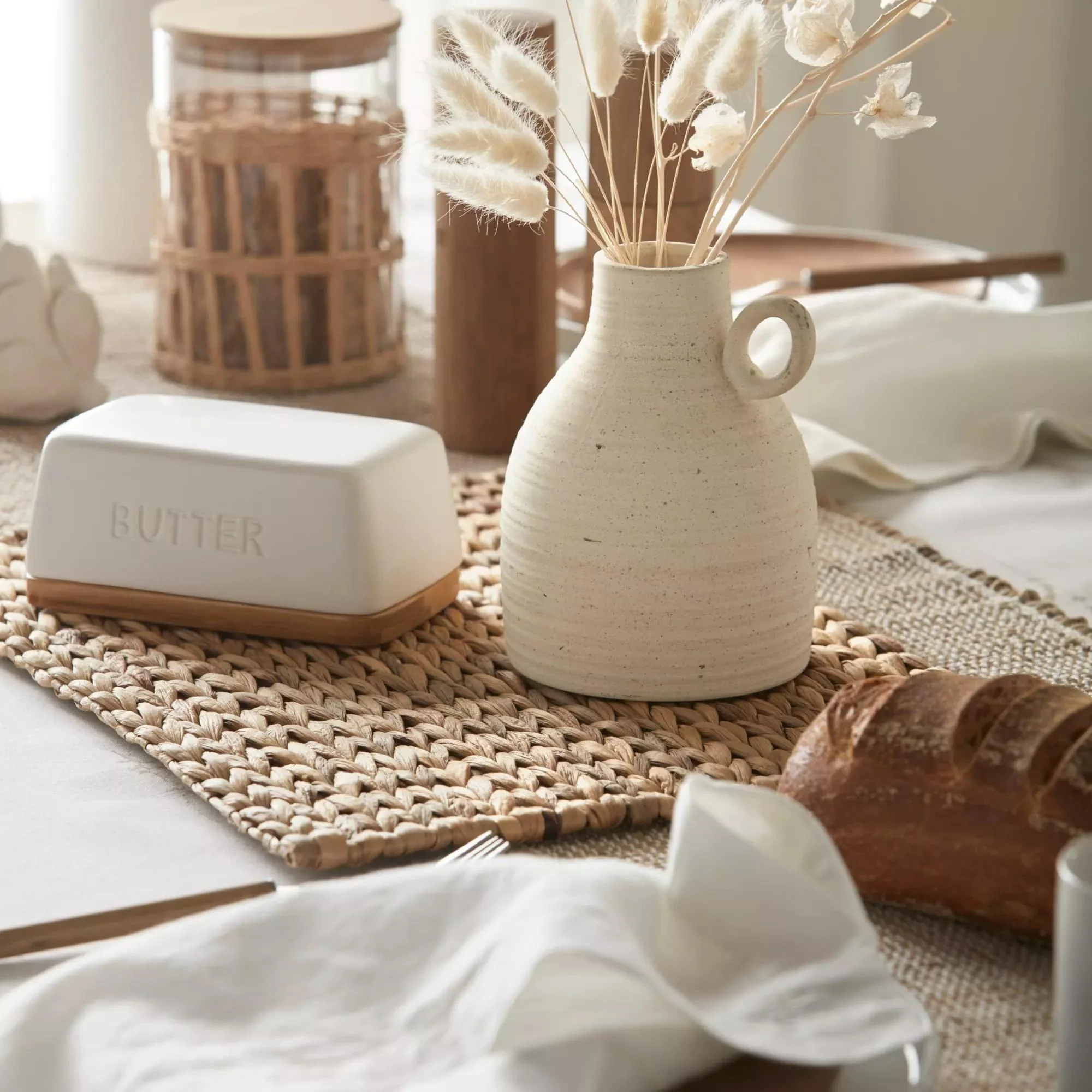 Ceramic & Wood Butter Dish - Image 5