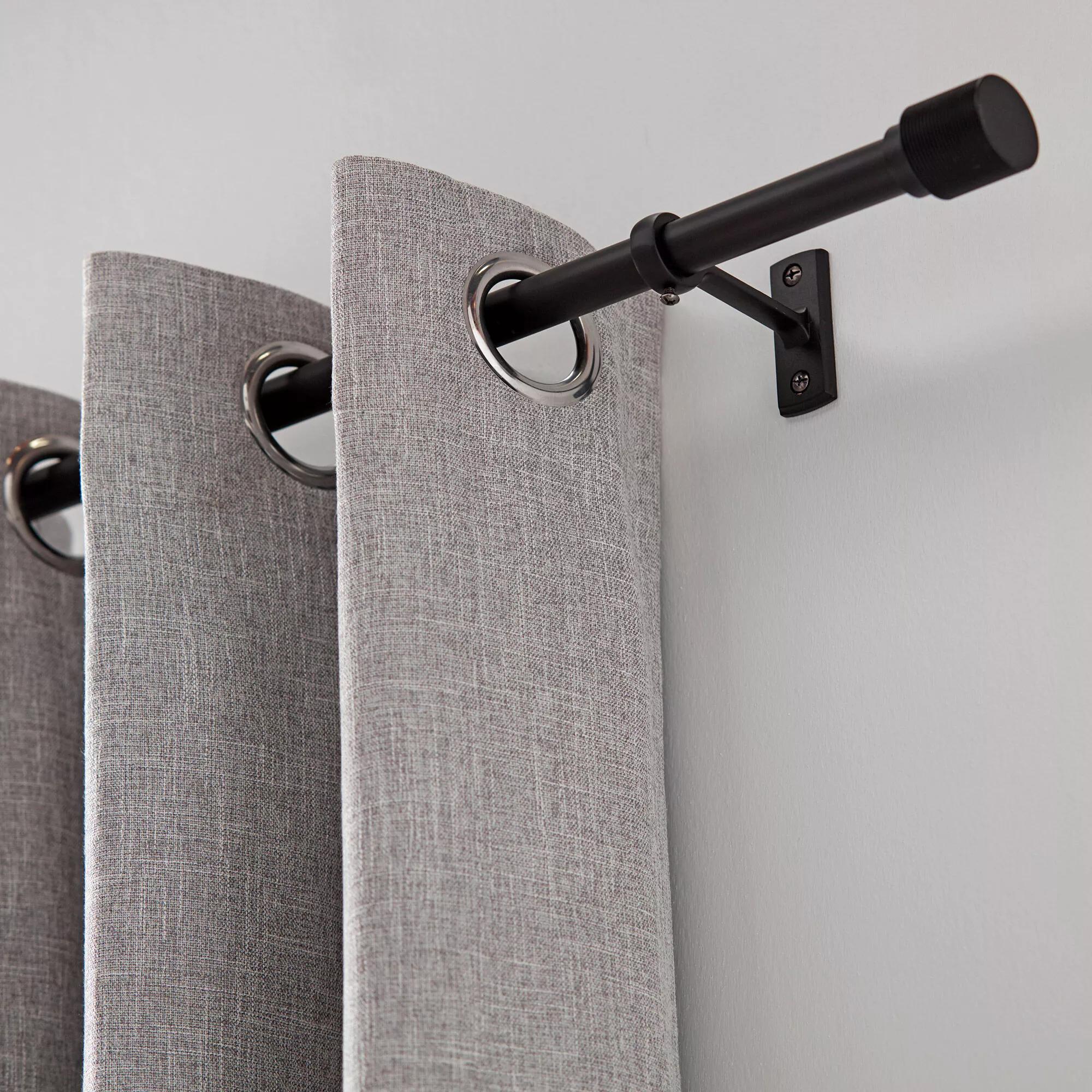 Black Chelsea Curtain Rod Set - Diameter 16/19 mm - Image 2