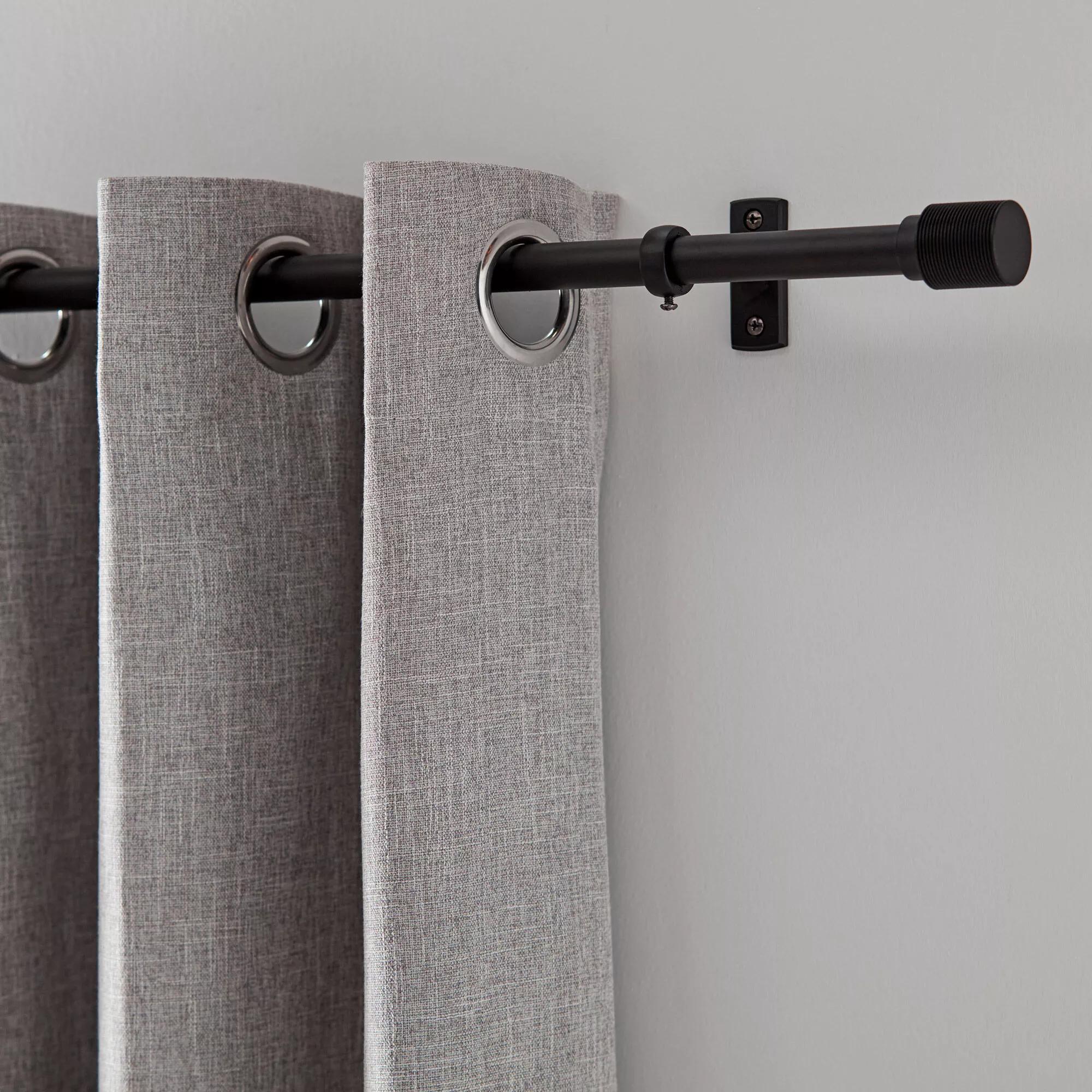 Black Chelsea Curtain Rod Set - Diameter 16/19 mm - Image 3