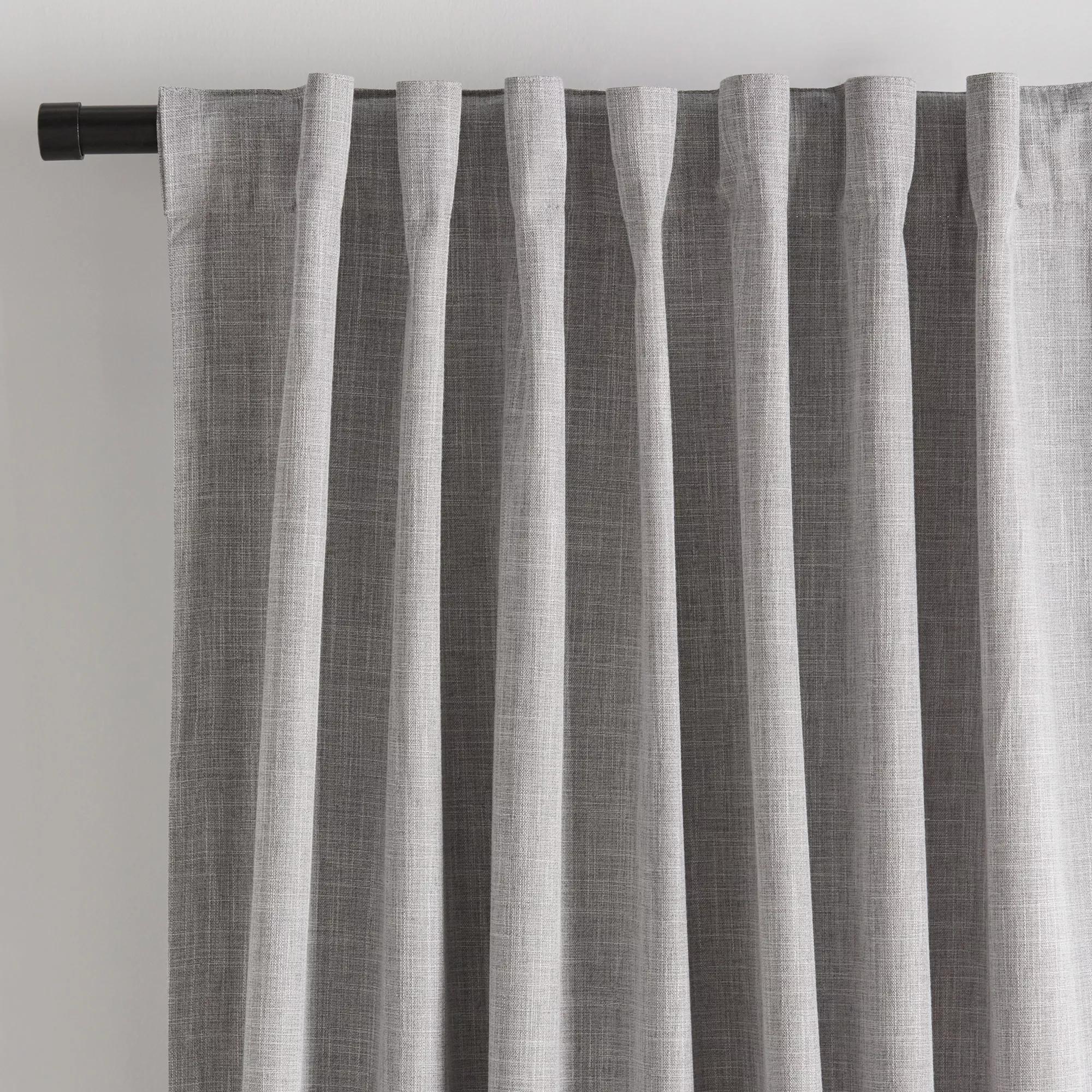 Light Grey Chita Back Tab Blackout Curtain - Image 3