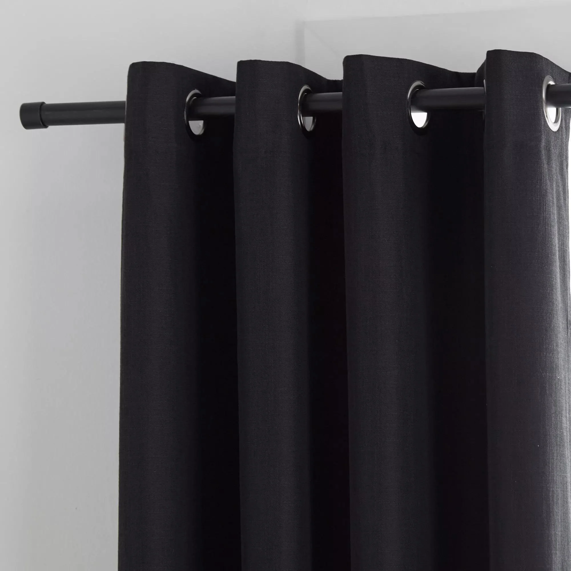 Black Chita Blackout Curtain - Image 4