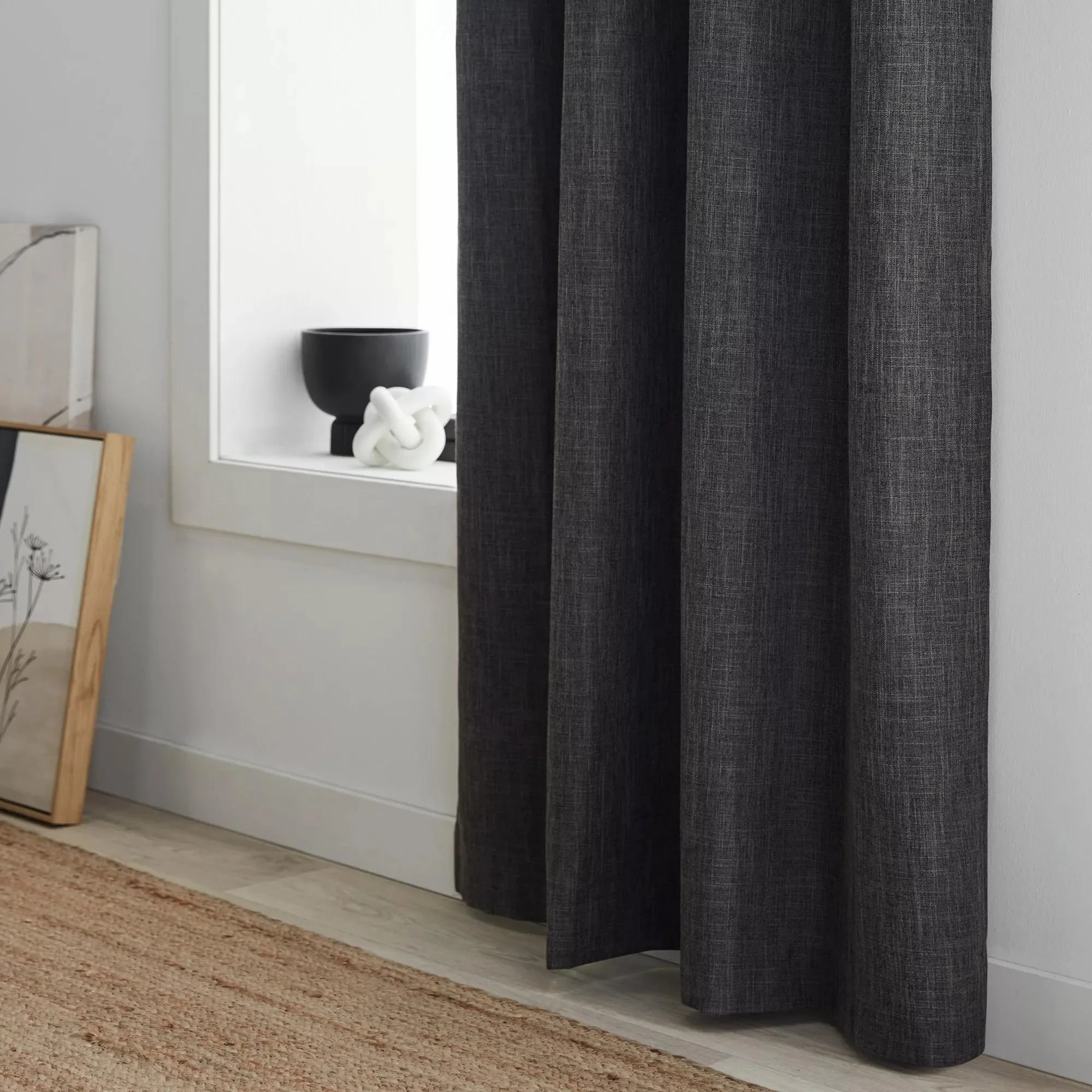 Charcoal Chita Blackout Curtain - Image 4