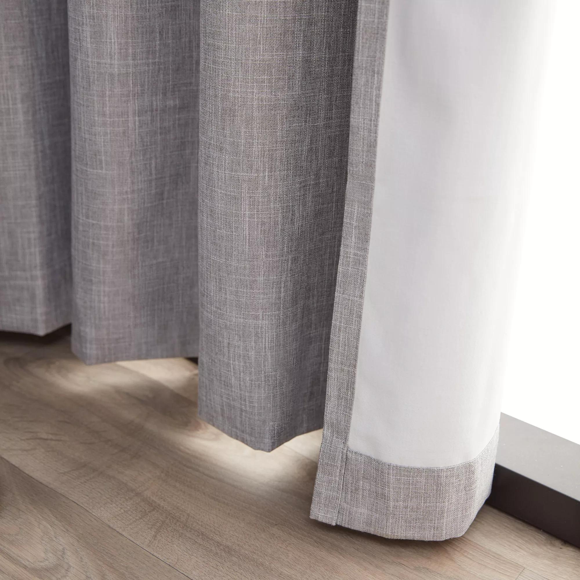 Light Grey Chita Blackout Curtain - Image 2