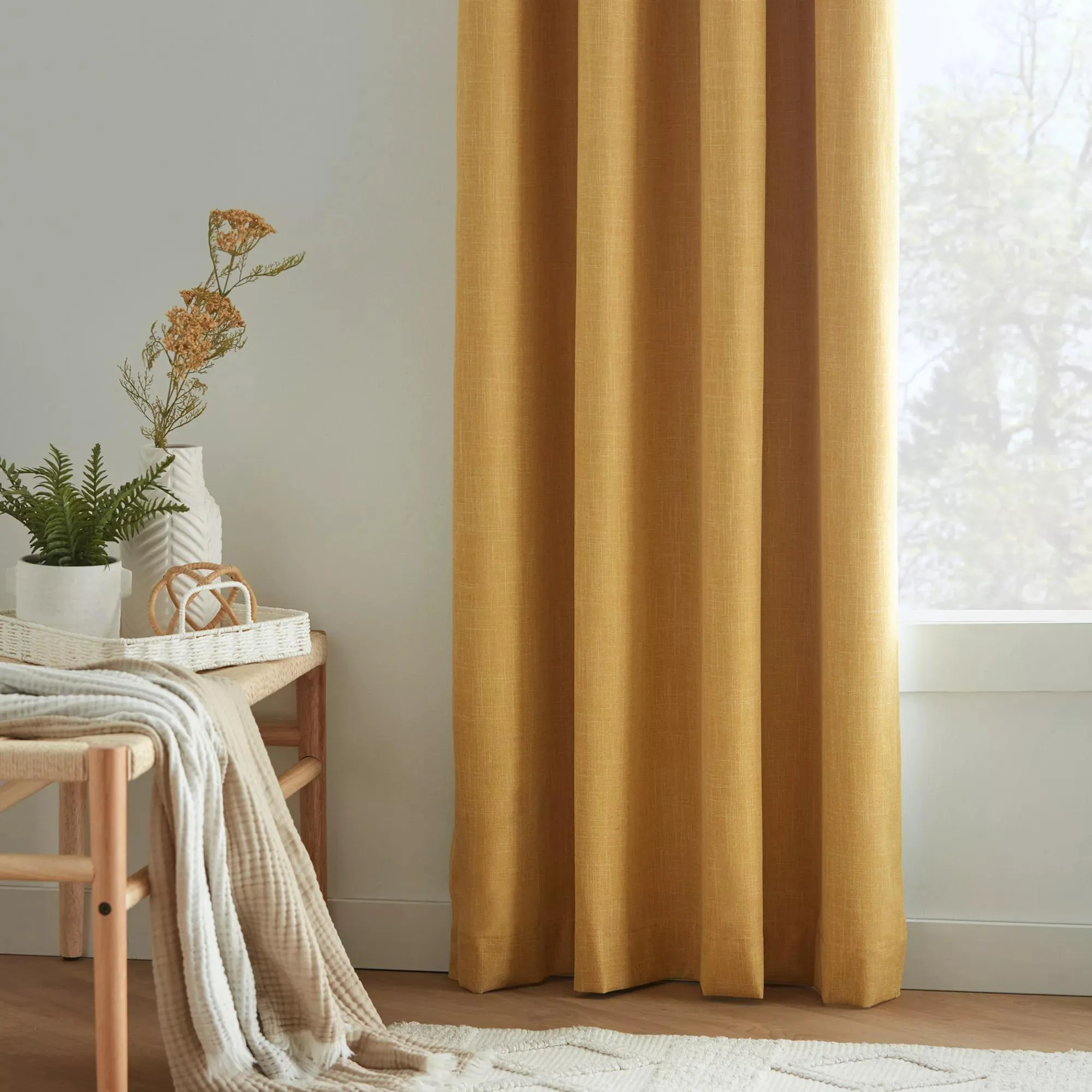 Yellow Chita Blackout Curtain - Image 2