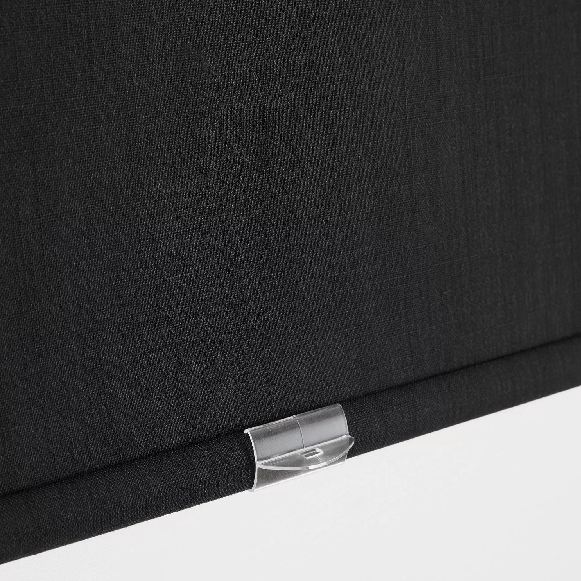 Black Chita Cordless Blackout Roller Shade - Image 2