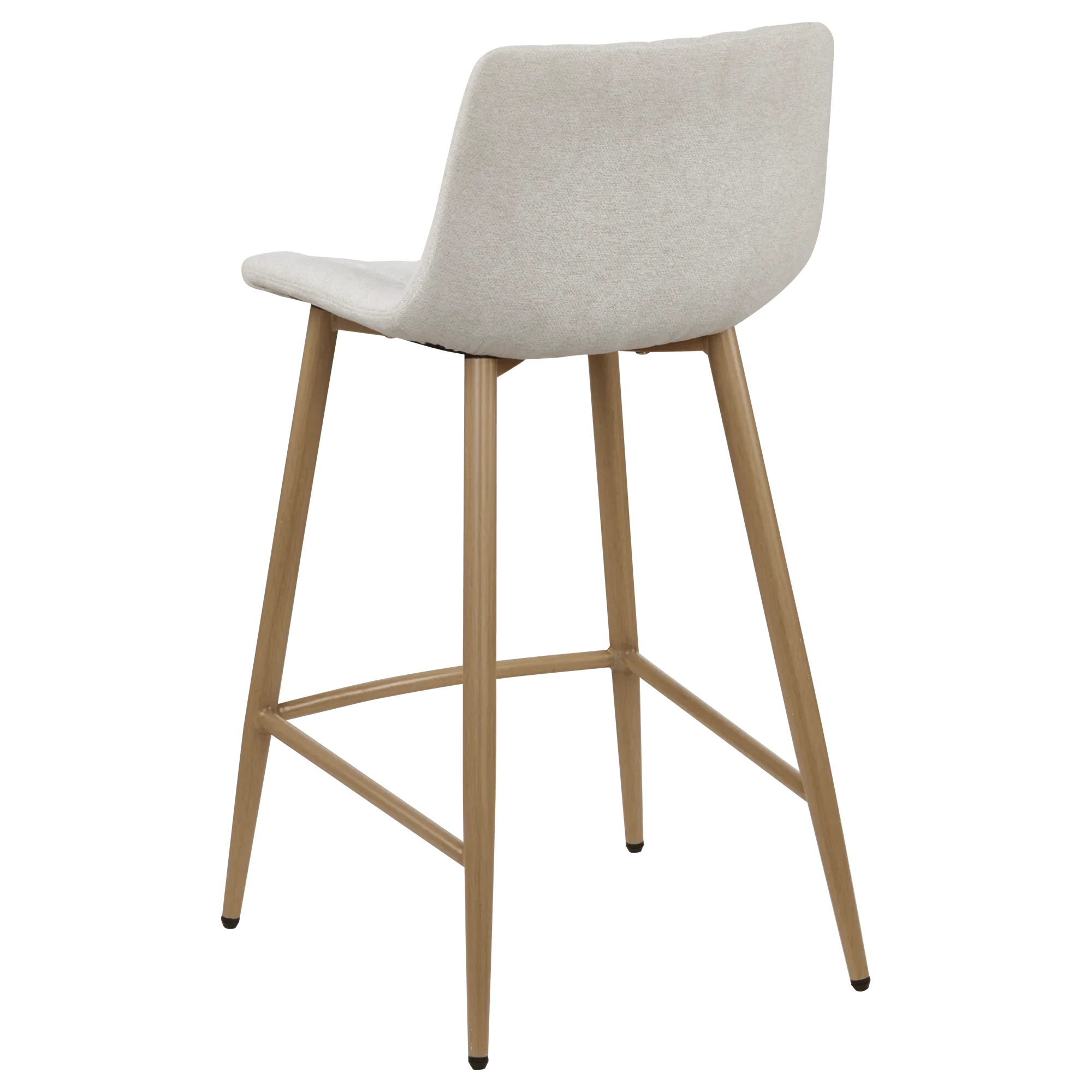 Chita Fabric and Metal Bar Stool - Image 5