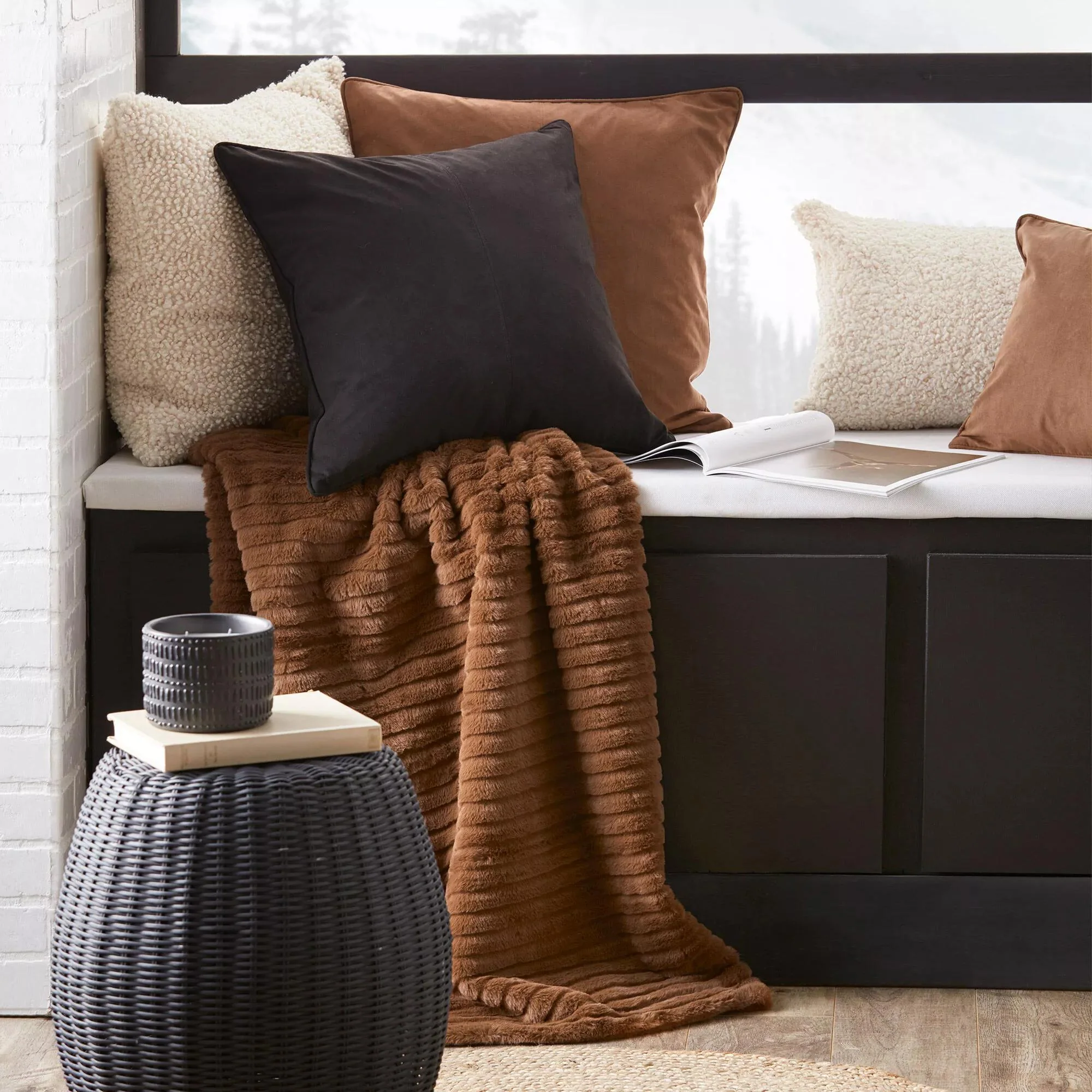 Black Clifford Decorative Pillow - Image 3