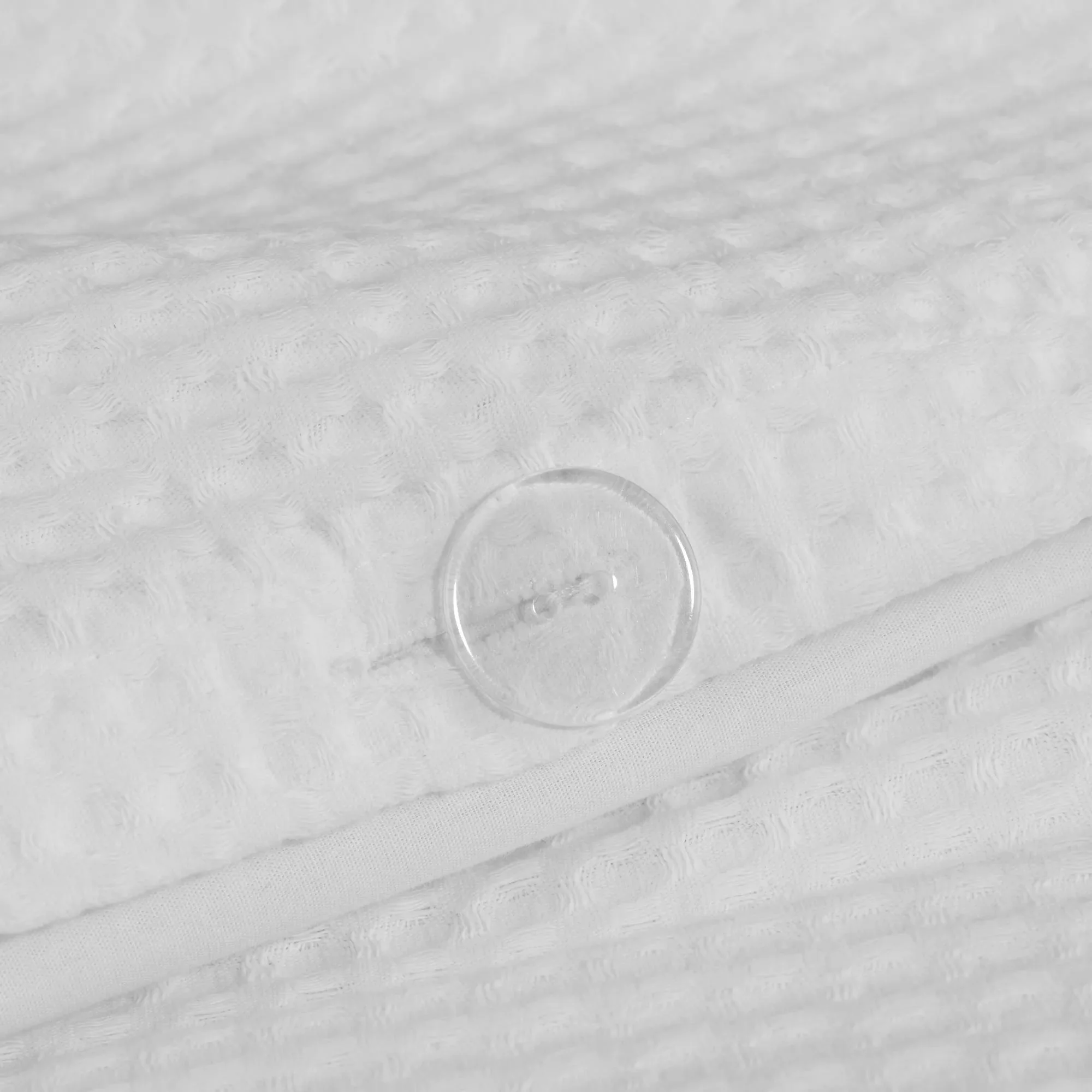 White Collin Collection - 3-Piece Duvet Cover Set - Image 3