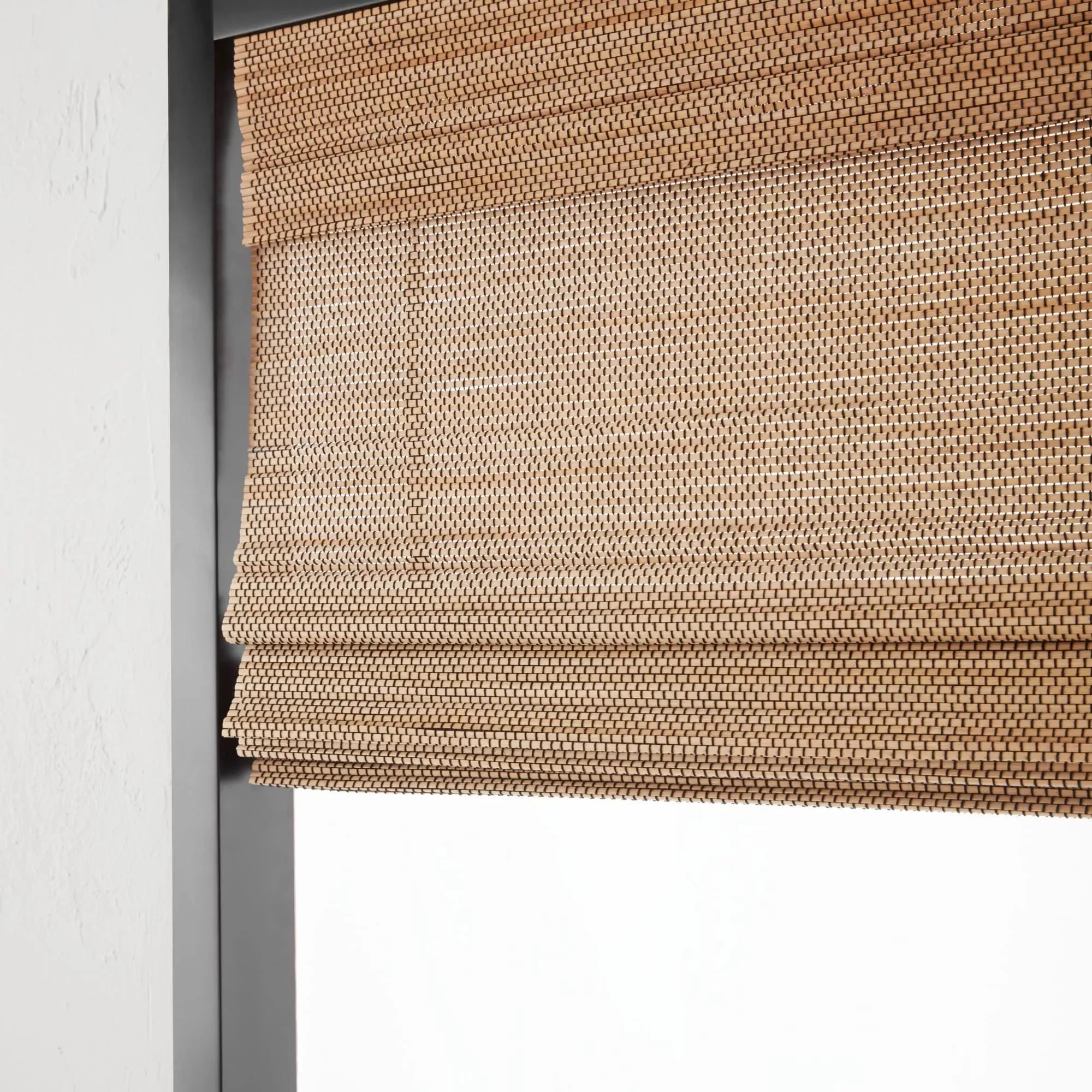 Natural & Black Cordless Bali Shade - Image 2