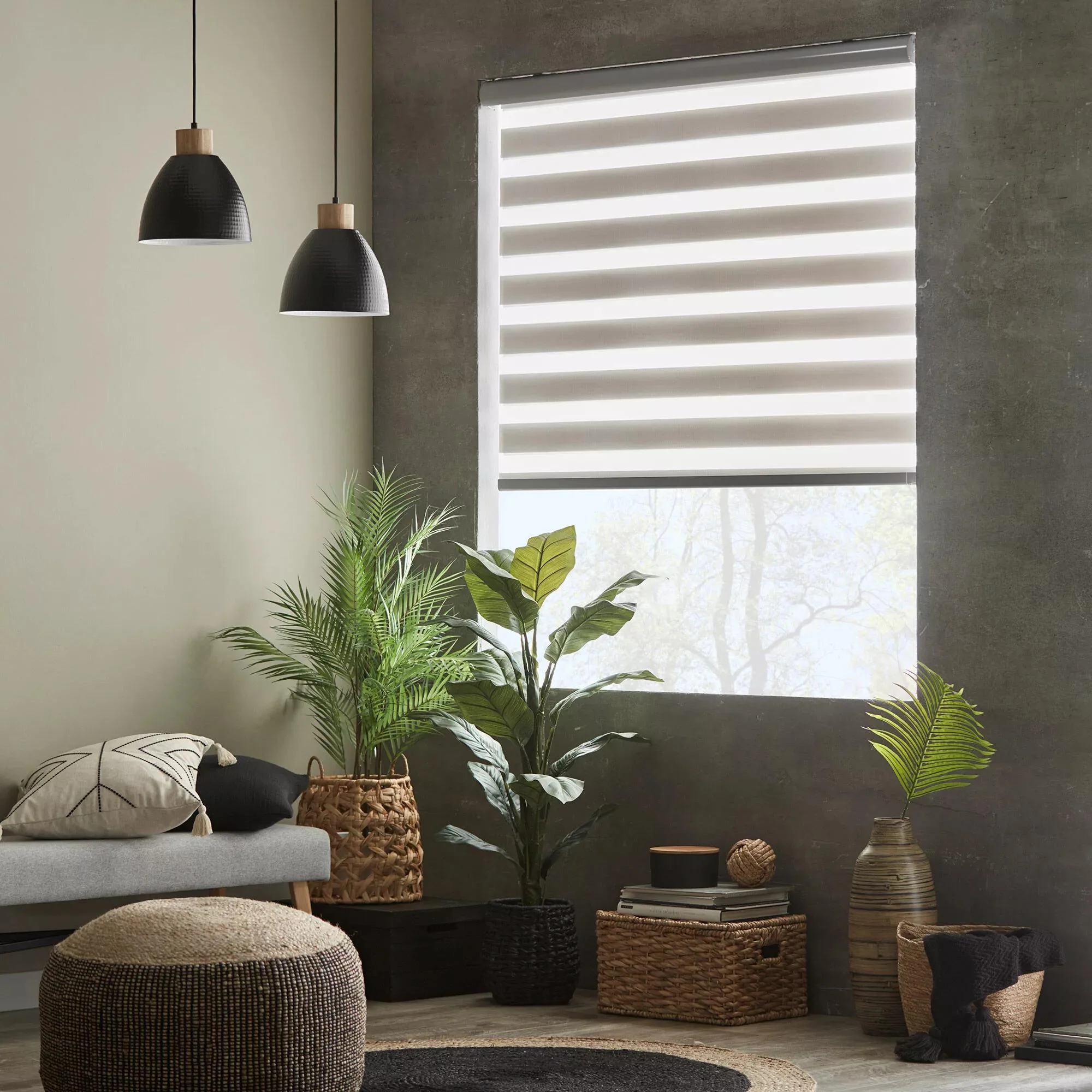 Grey Cordless Sheer Shade - Image 3