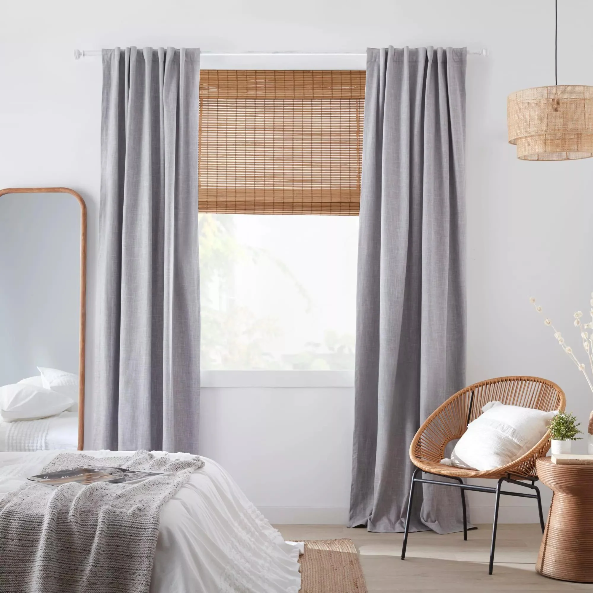 Cordless Tahiti Bamboo Roman Shade - Image 4