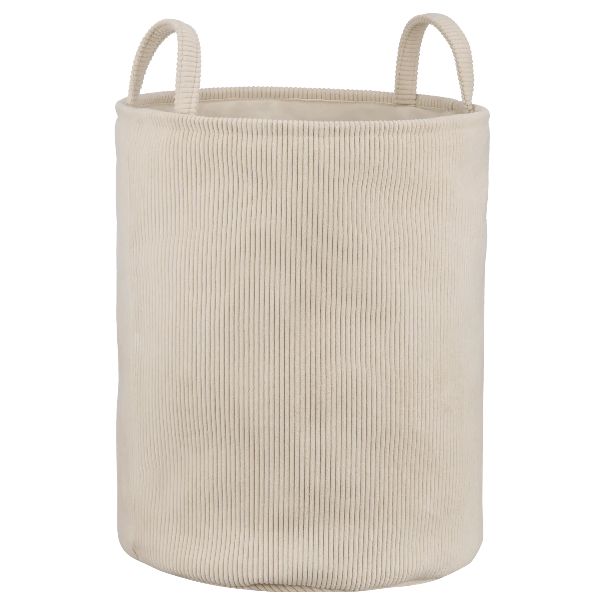 Beige Corduroy Hamper - Image 5