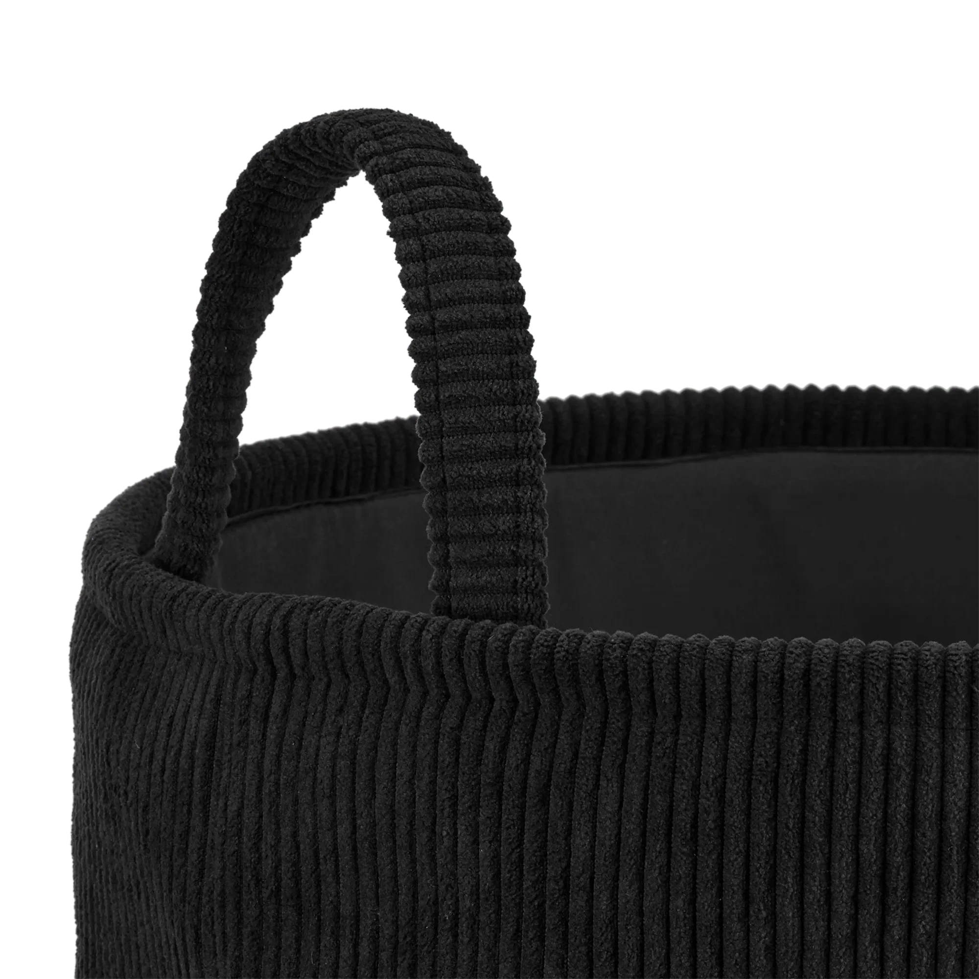 Black Corduroy Hamper - Image 3