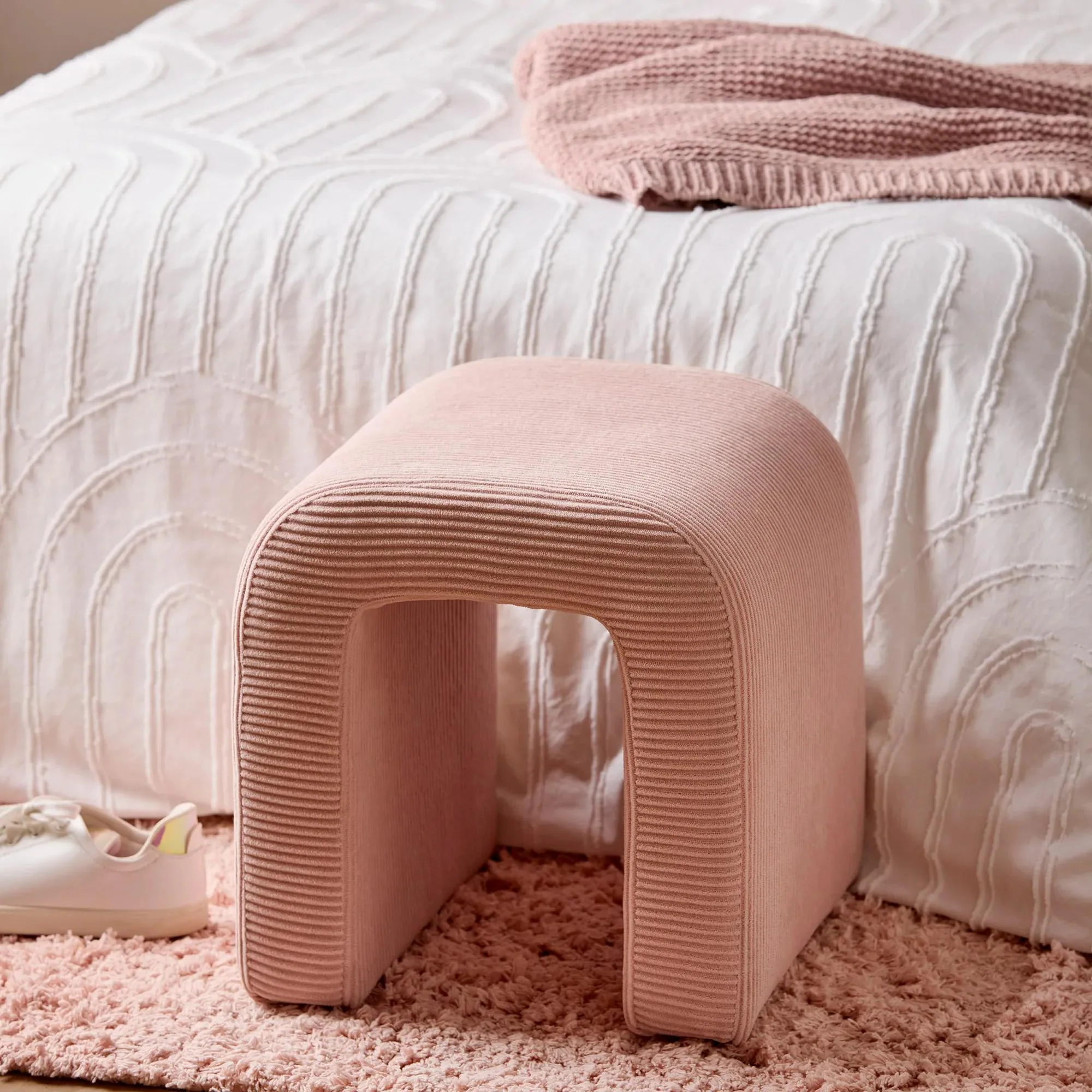 Corduroy Ottoman - Image 4