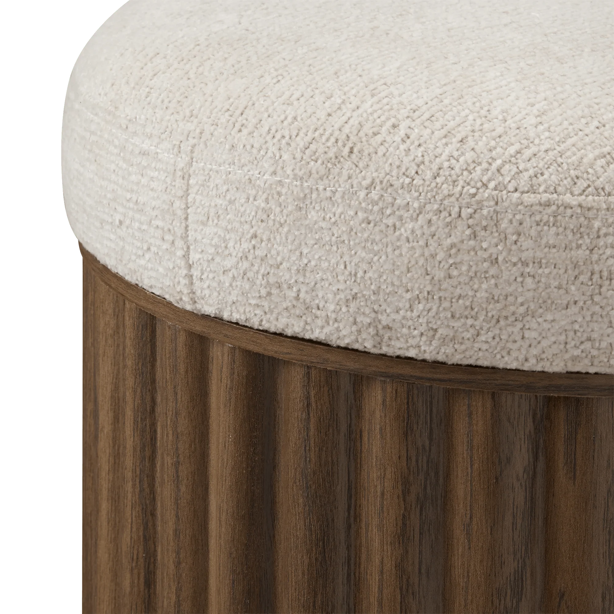 Cozy Wooden Bench with Soft Cushion - Image 4