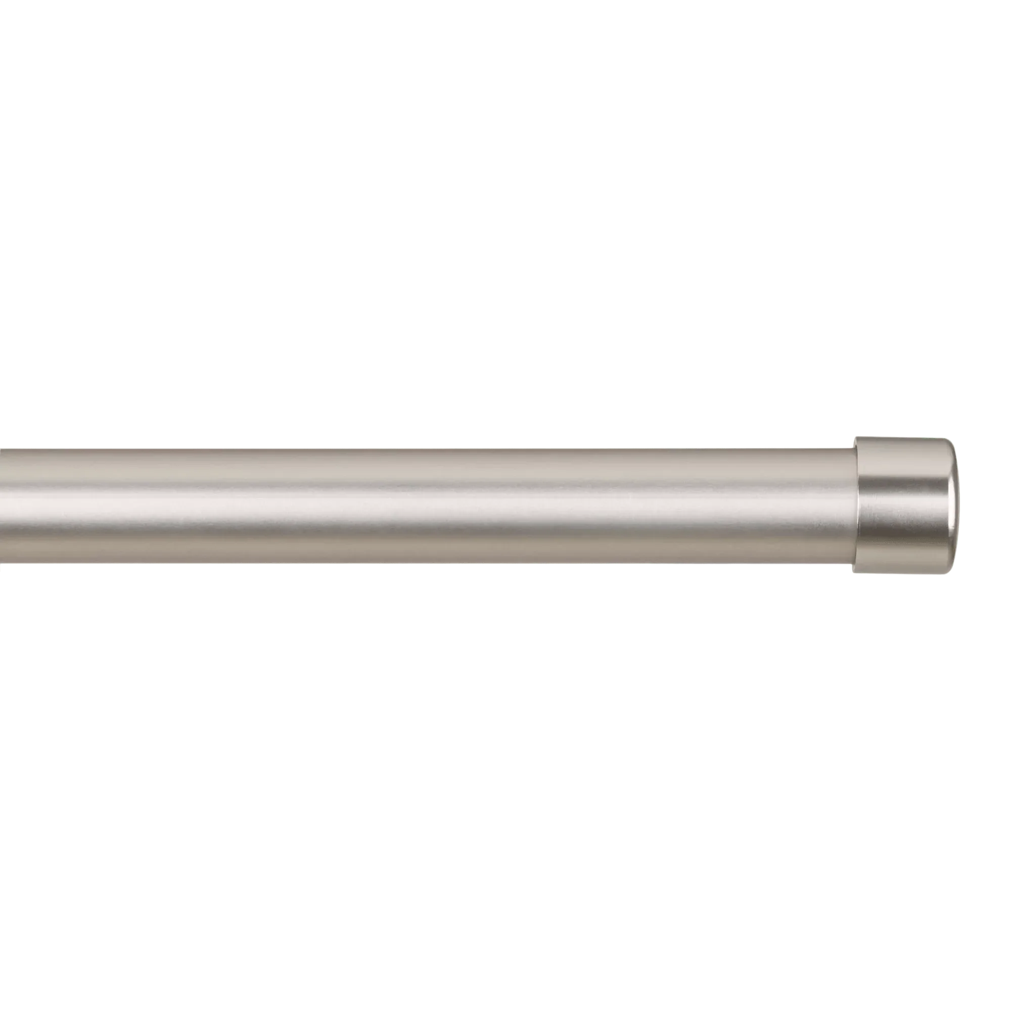Brushed Nickel Curtain Rod Set - Diameter 25/28 mm - Image 4