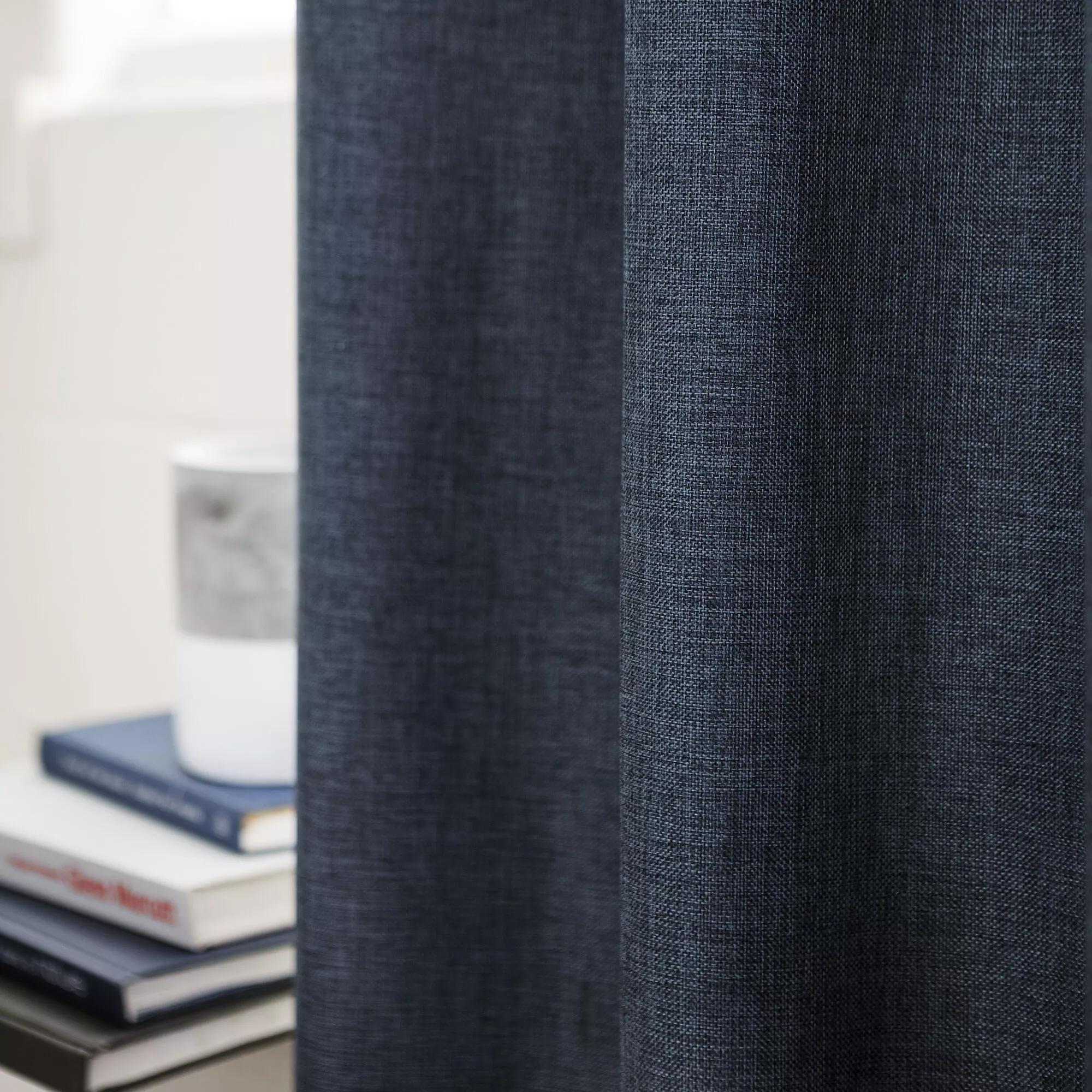 Blue Darja Blackout Curtain - Image 4