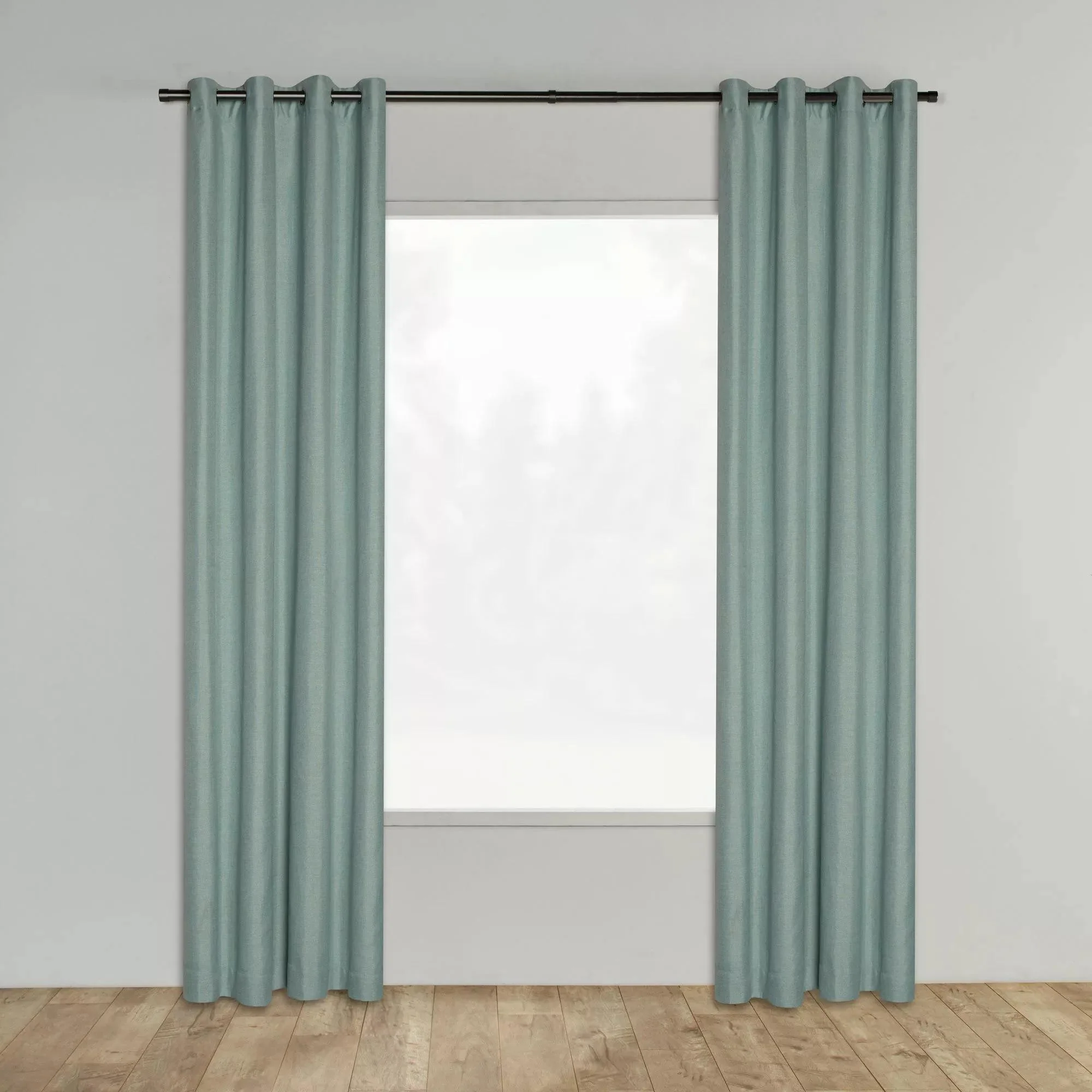 Seafoam Aqua Darja Blackout Curtain - Image 6