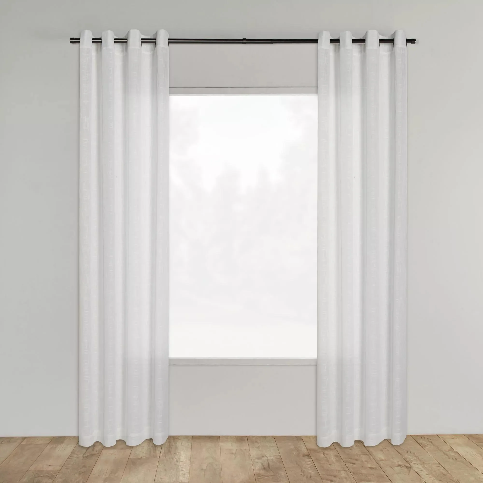 White Darja Sheer Curtain - Image 3