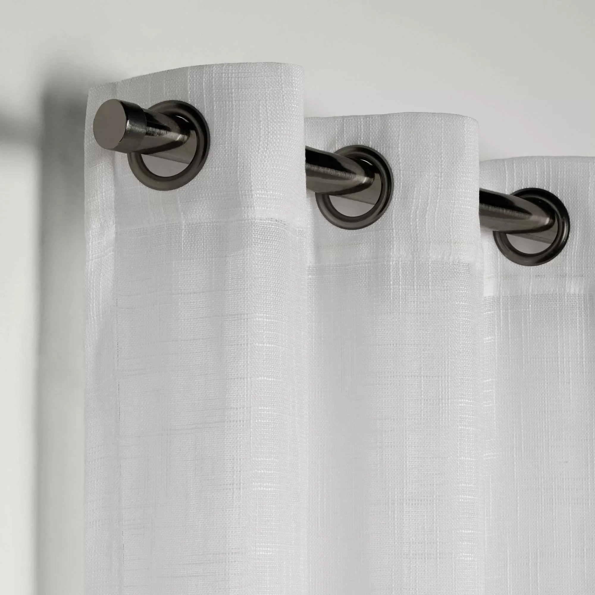 White Darja Sheer Curtain - Image 5