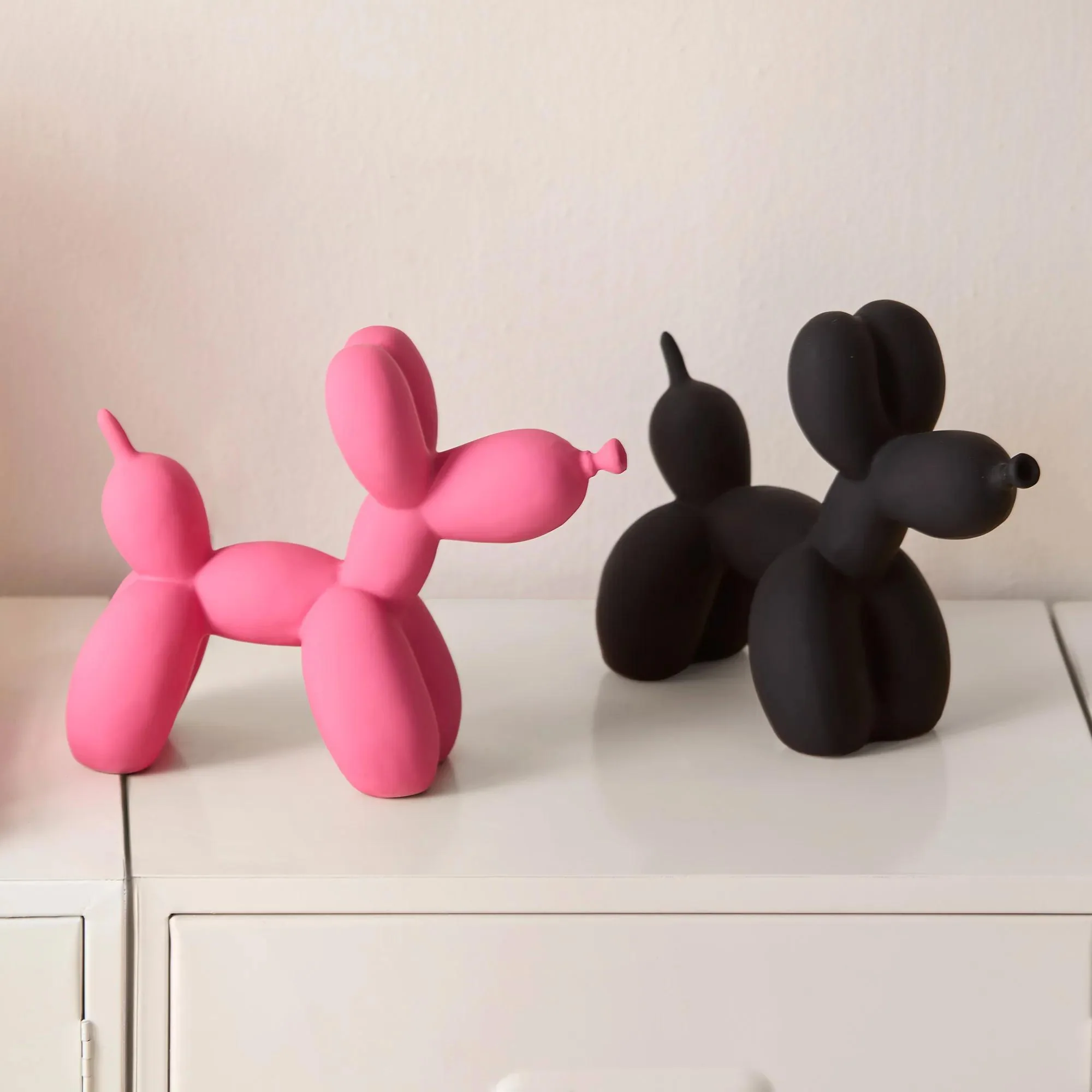 Decorative Black Balloon Dog - Image 2