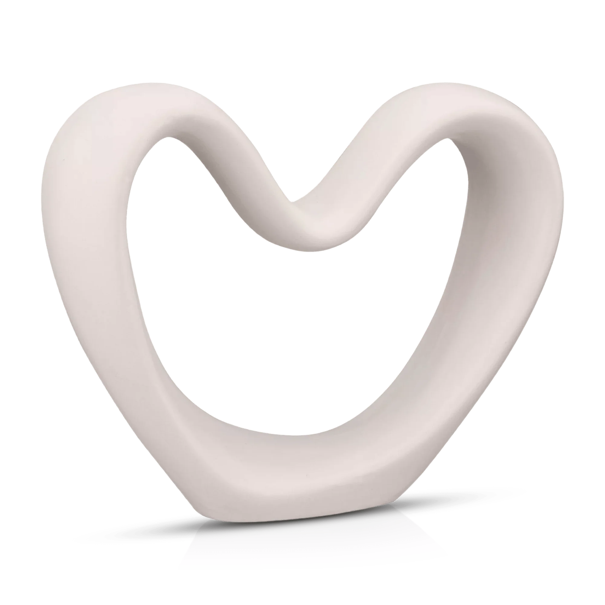 Cream Decorative Ceramic Heart - Image 7