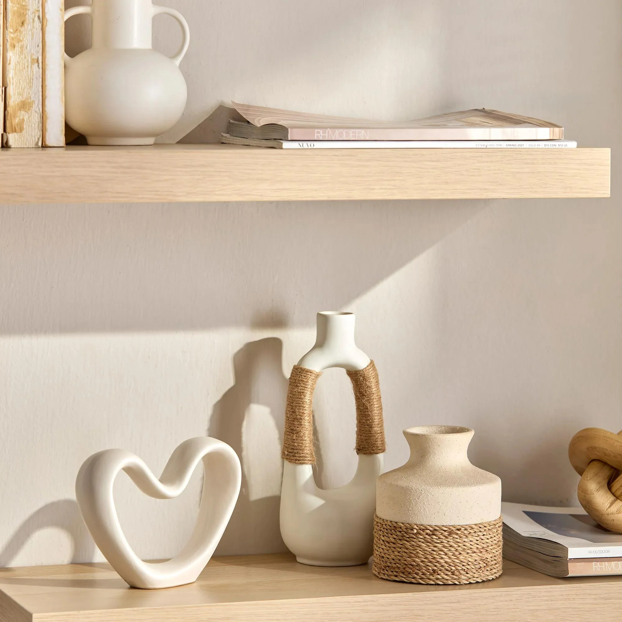 Black Decorative Ceramic Heart - Image 4
