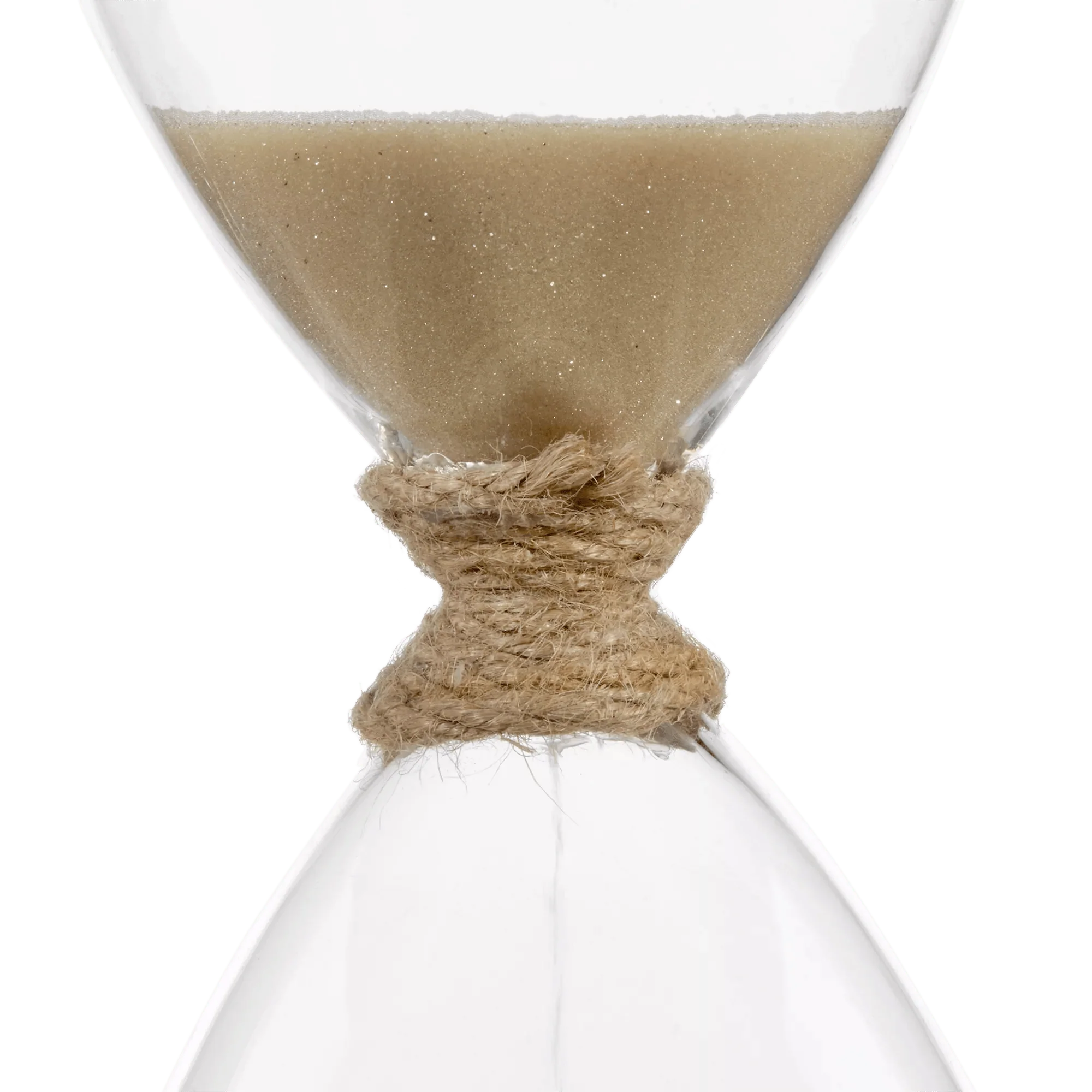 Decorative Hourglass with Wood Base - Image 2