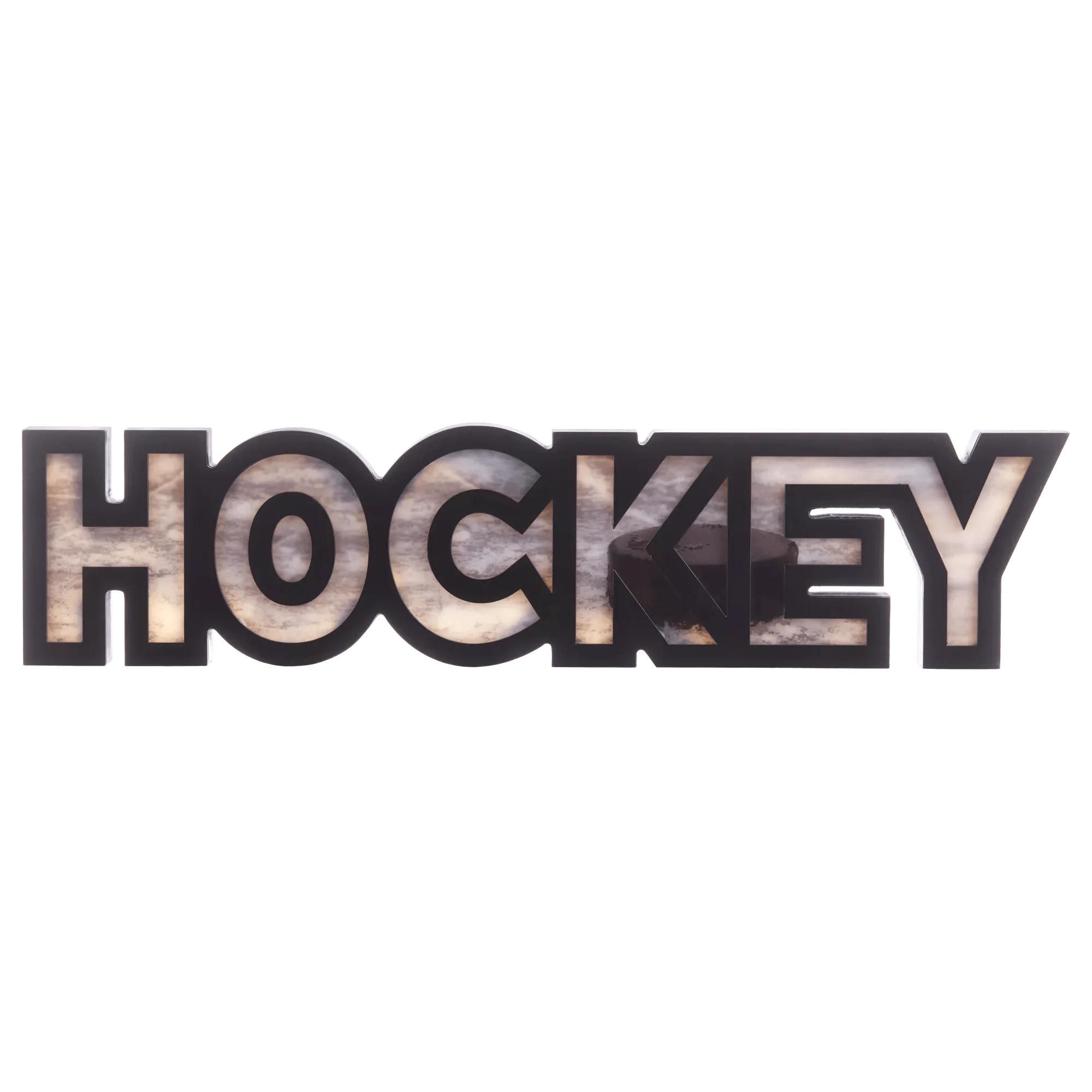 Decorative Light-Up Hockey Sign - Image 2