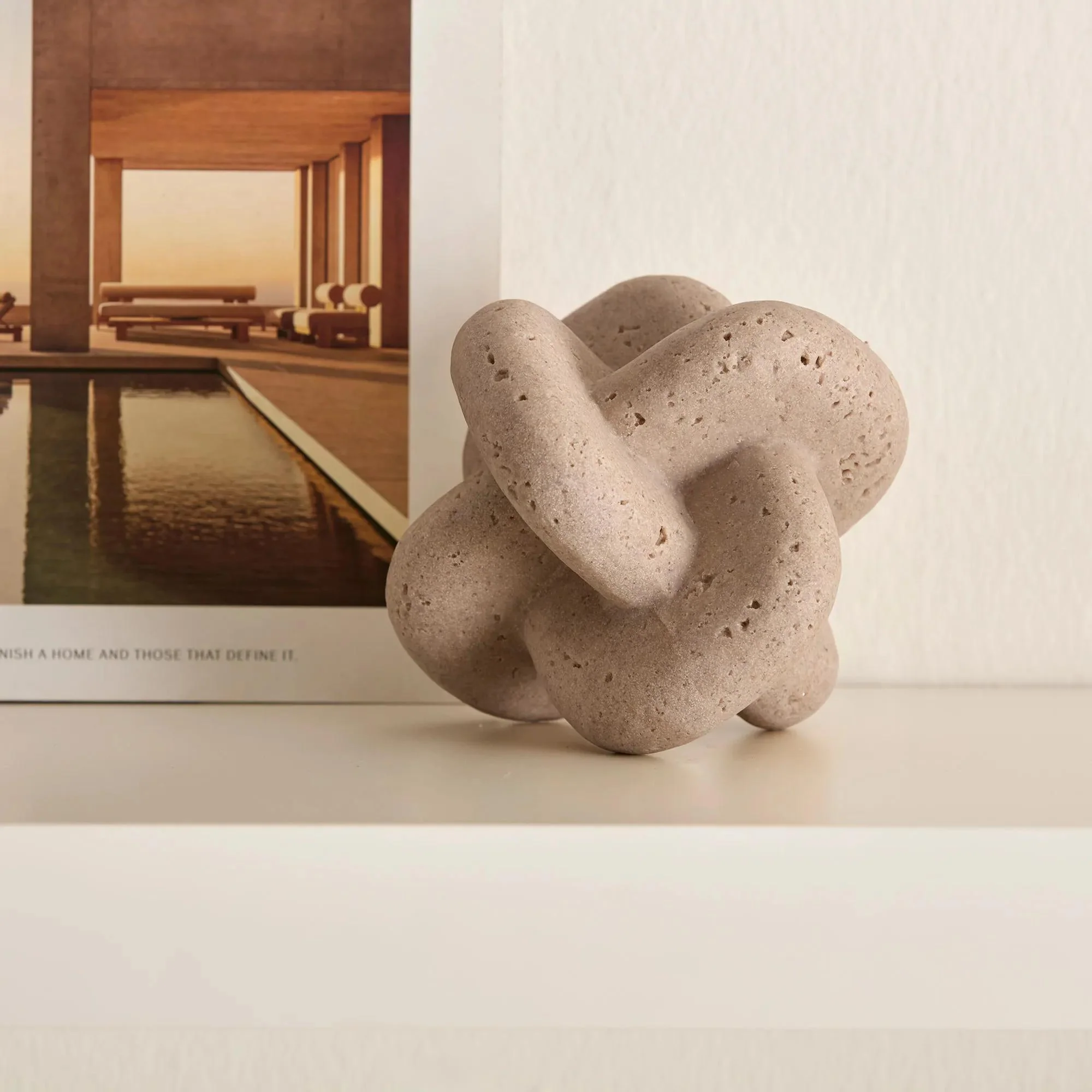 Decorative Speckled Ceramic Knot - Image 15