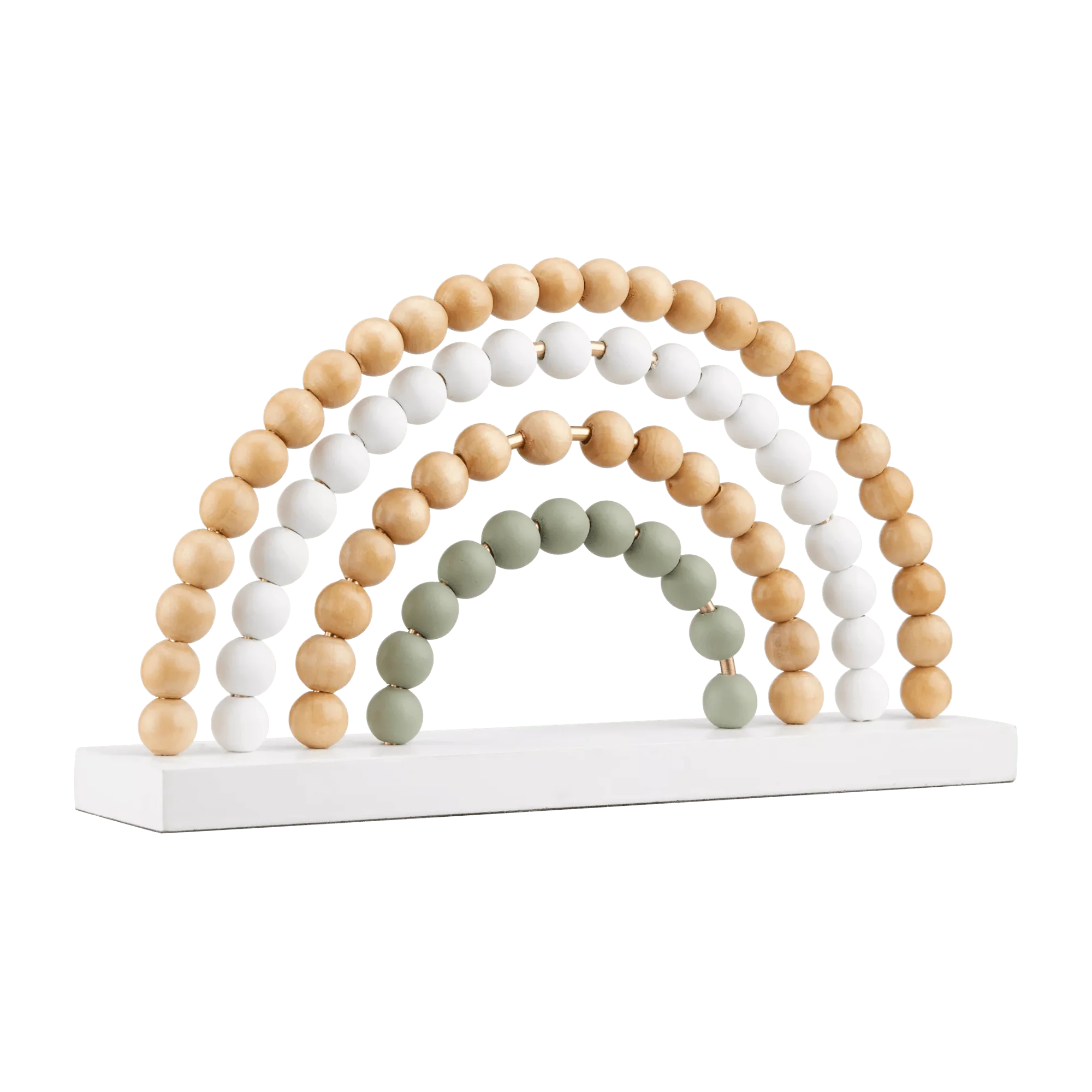 Decorative Wood Beads Rainbow - Image 3