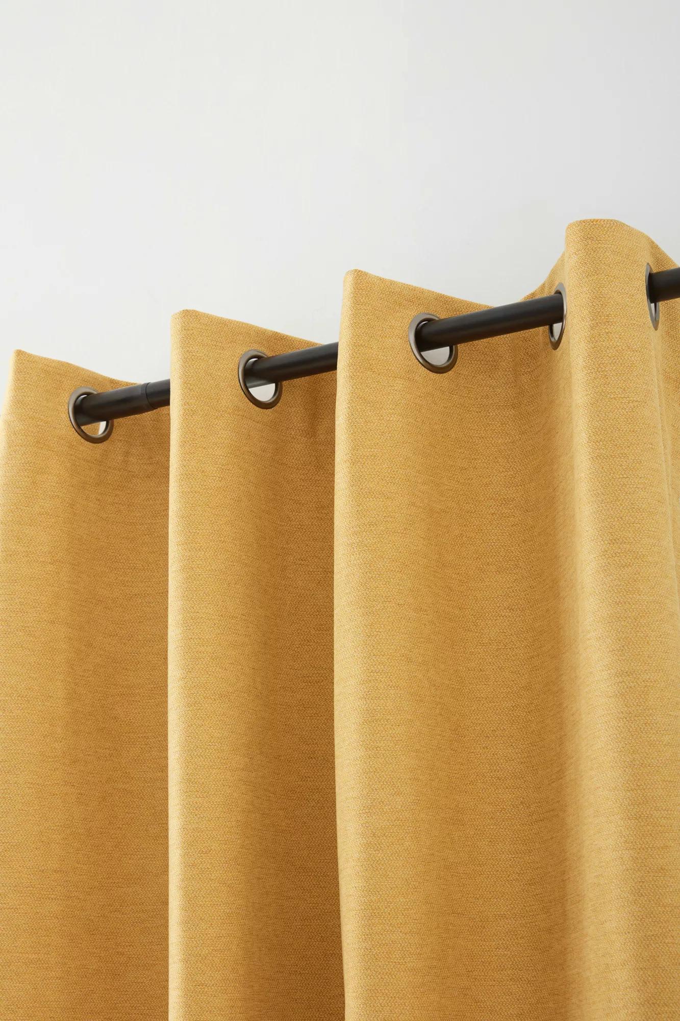 Ochre Dion Blackout Curtain - Image 4