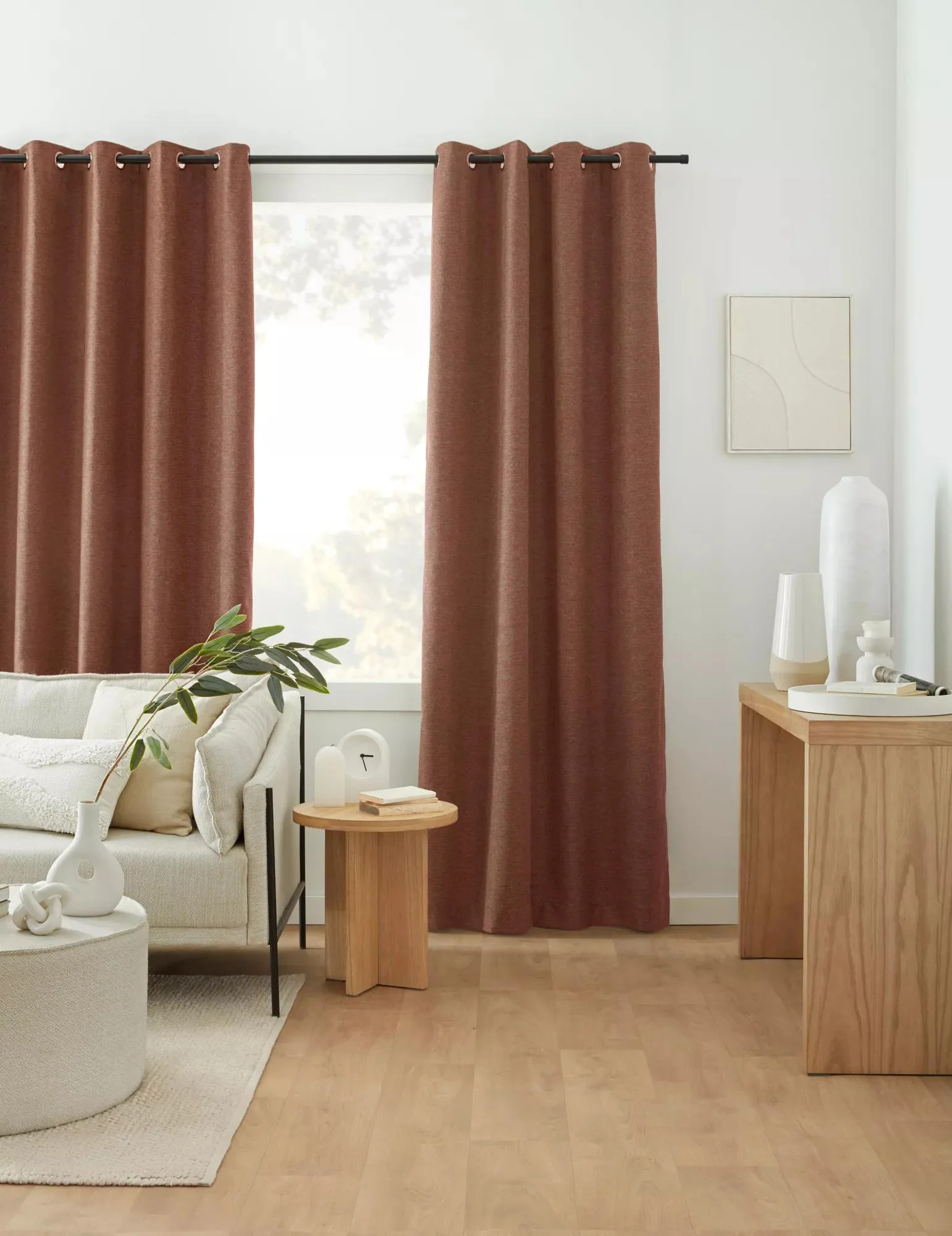 Orange Dion Blackout Curtain - Image 6