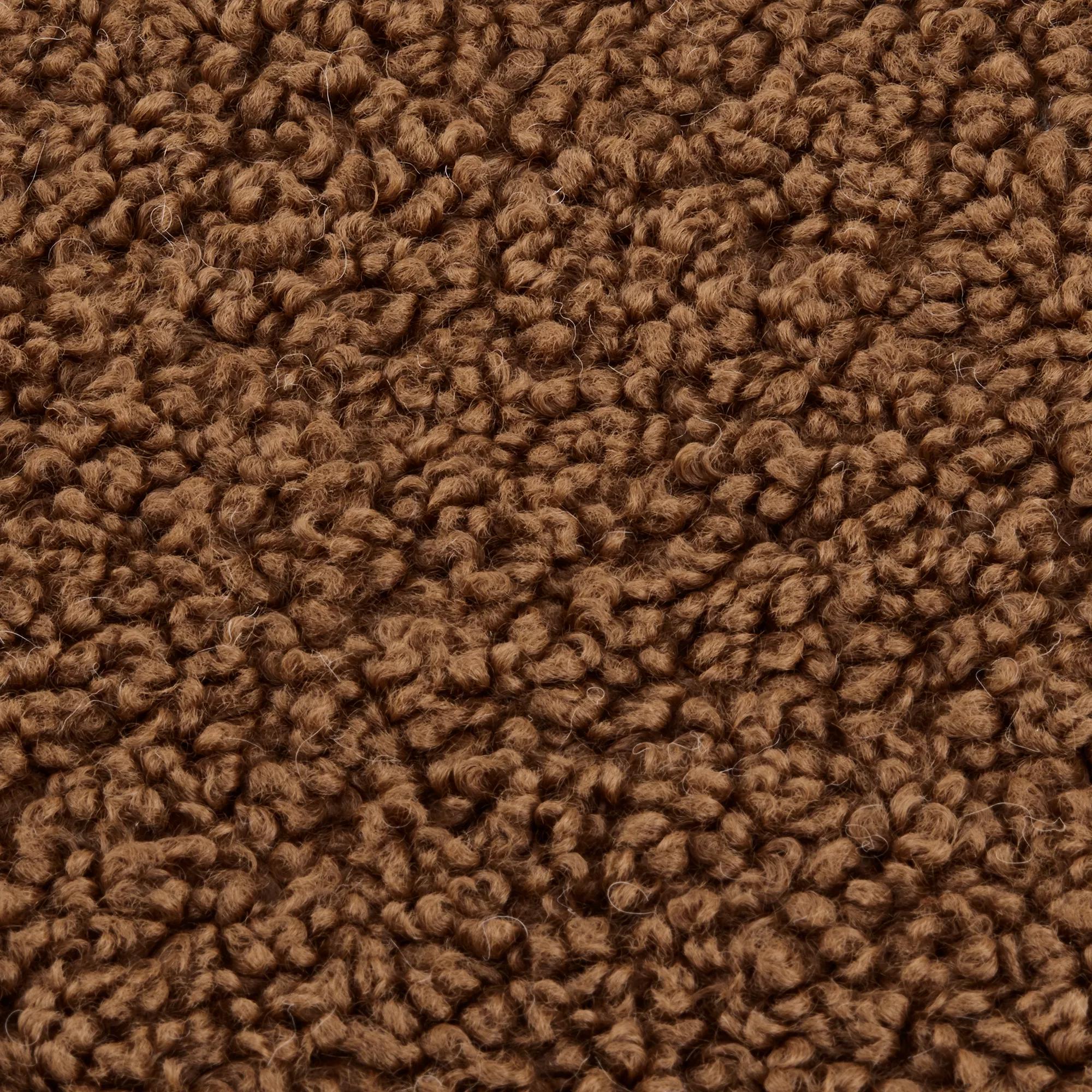 Brown Doodle Boucle Throw - Image 3
