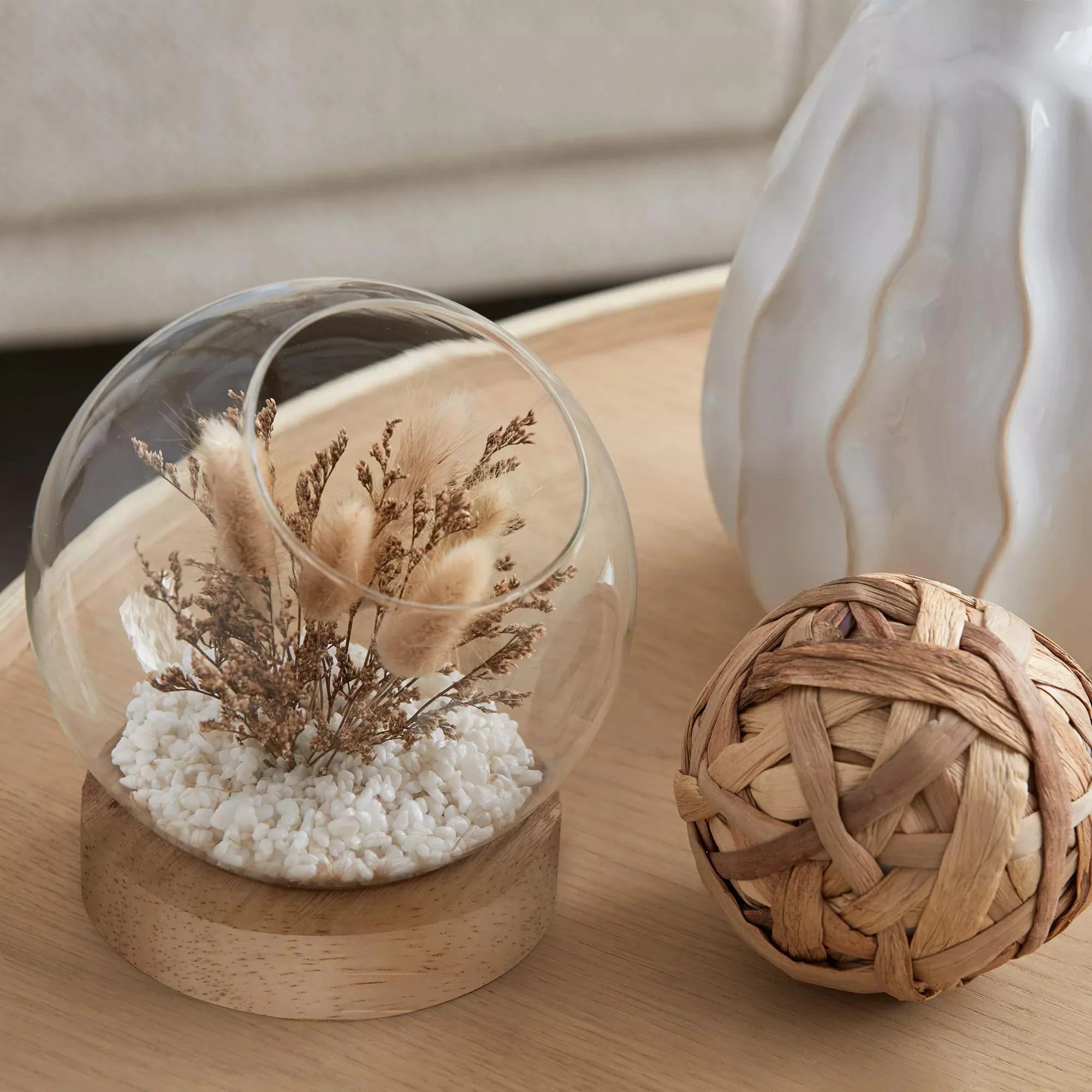 Dried Flowers Glass Dome - Image 6