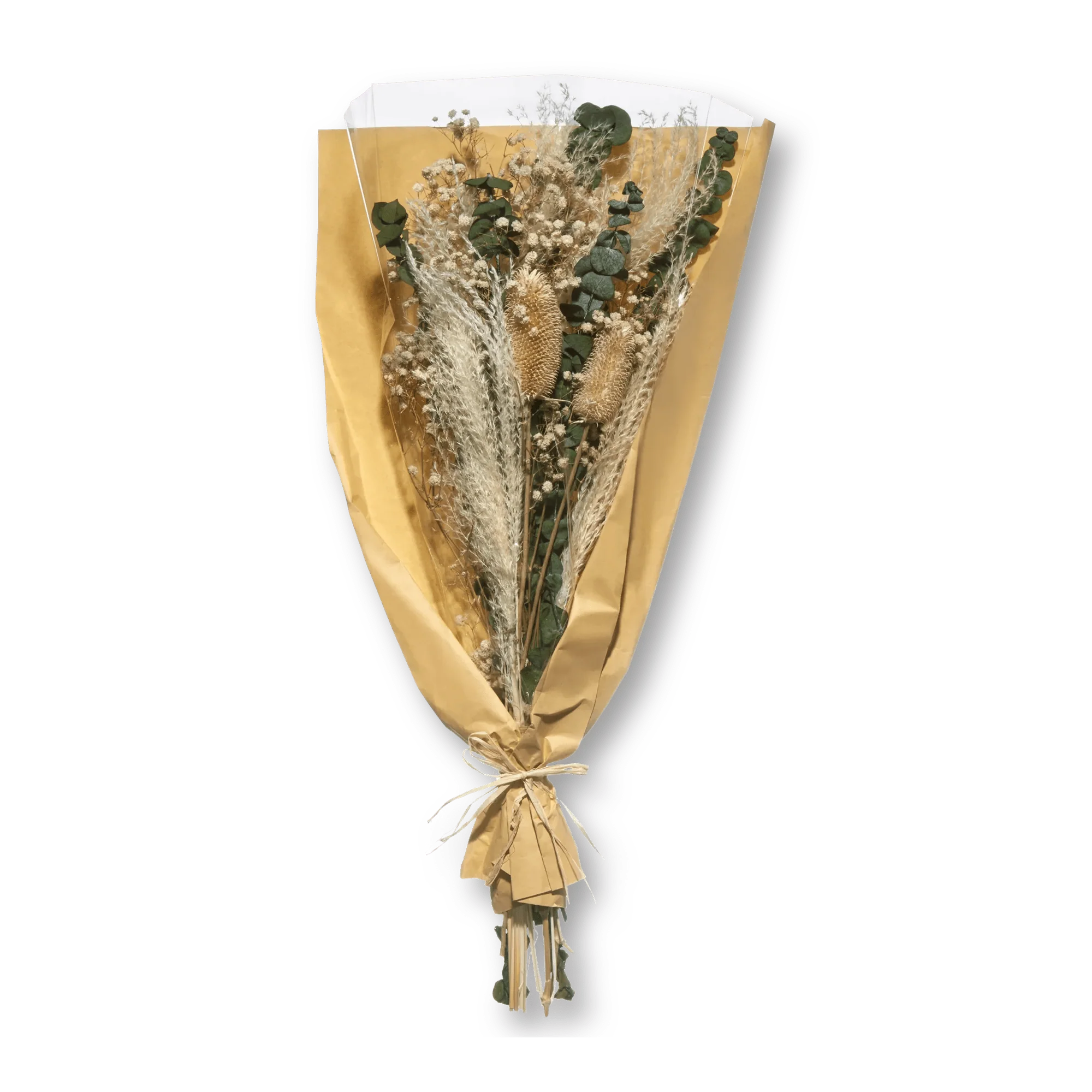Dried Pampas and Eucalyptus Bouquet