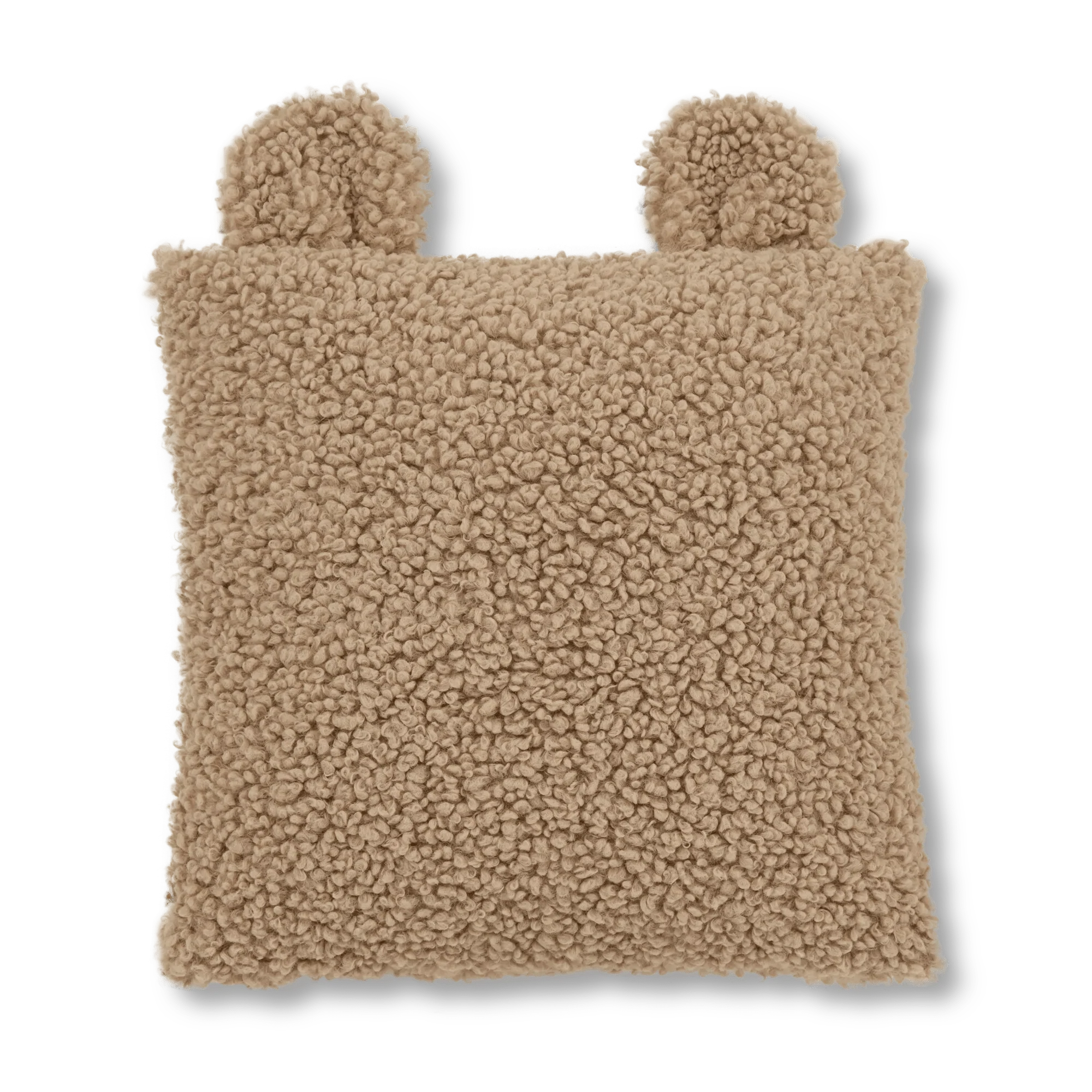 Emery Brown Teddy Throw Pillow - Image 3
