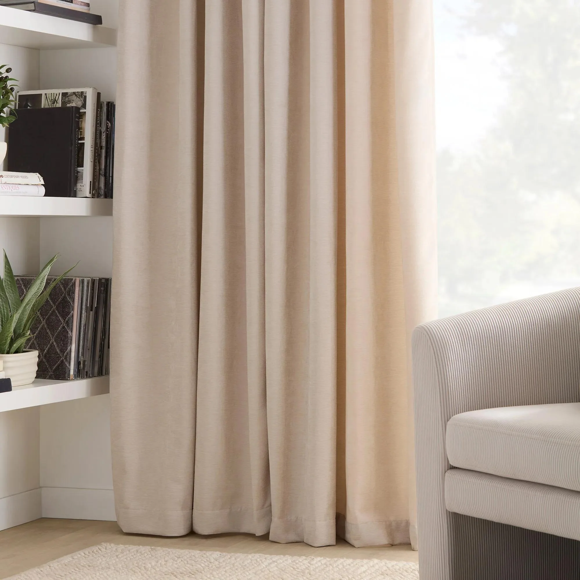 Beige Emile Panel Curtain - Image 2