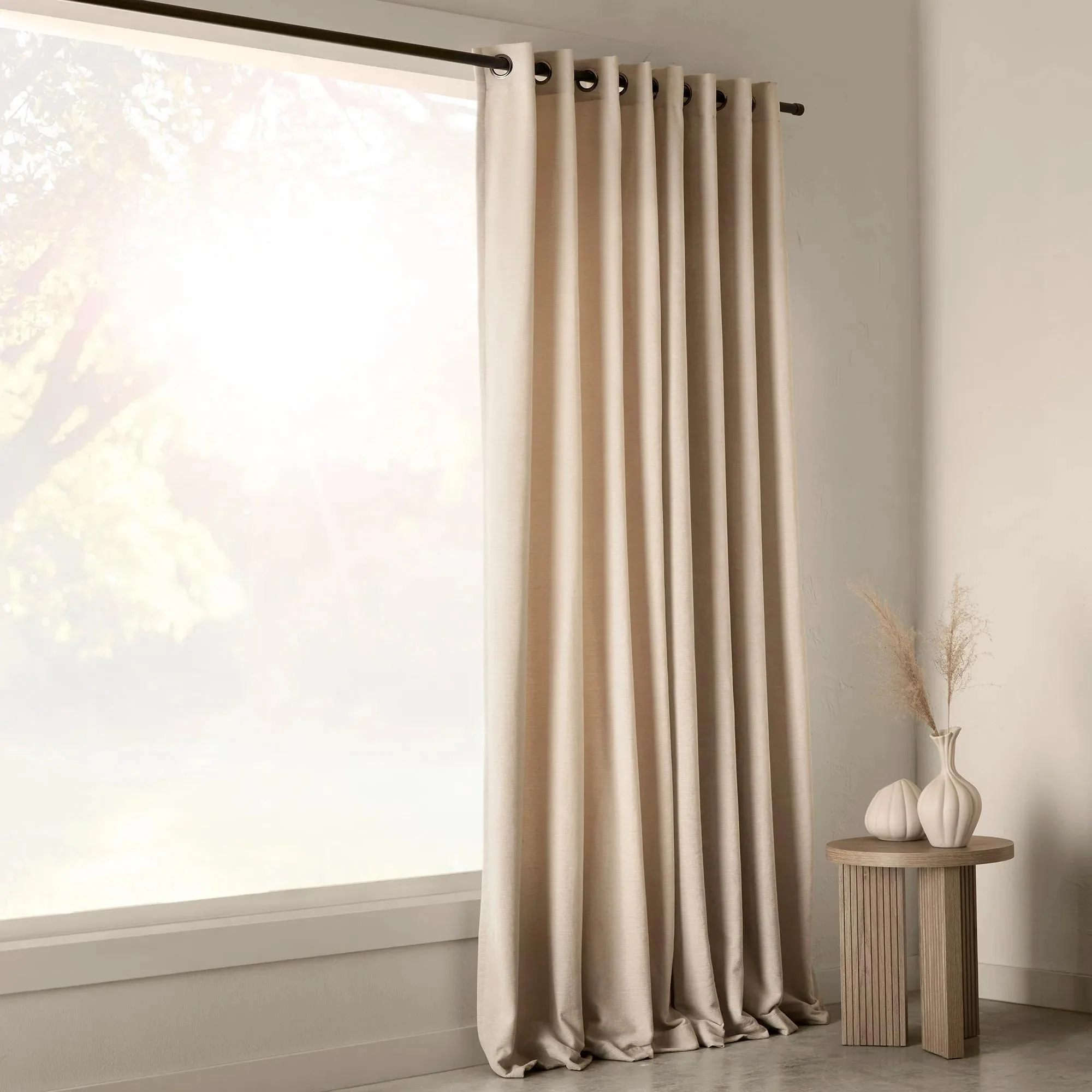 Beige Emile Panel Curtain - Image 5