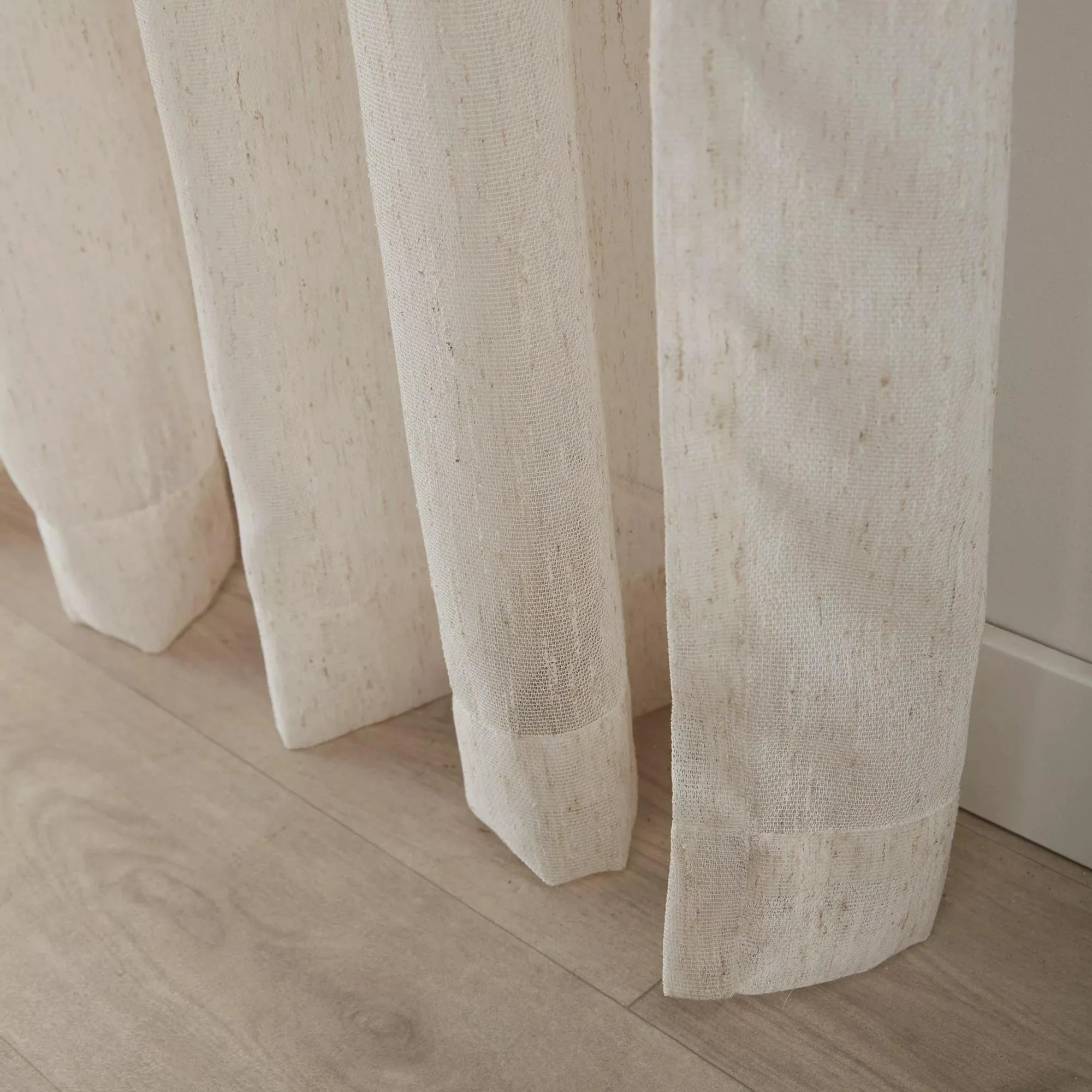Cream Eneca Back-Tab/Rod-Pocket Curtain - Image 7