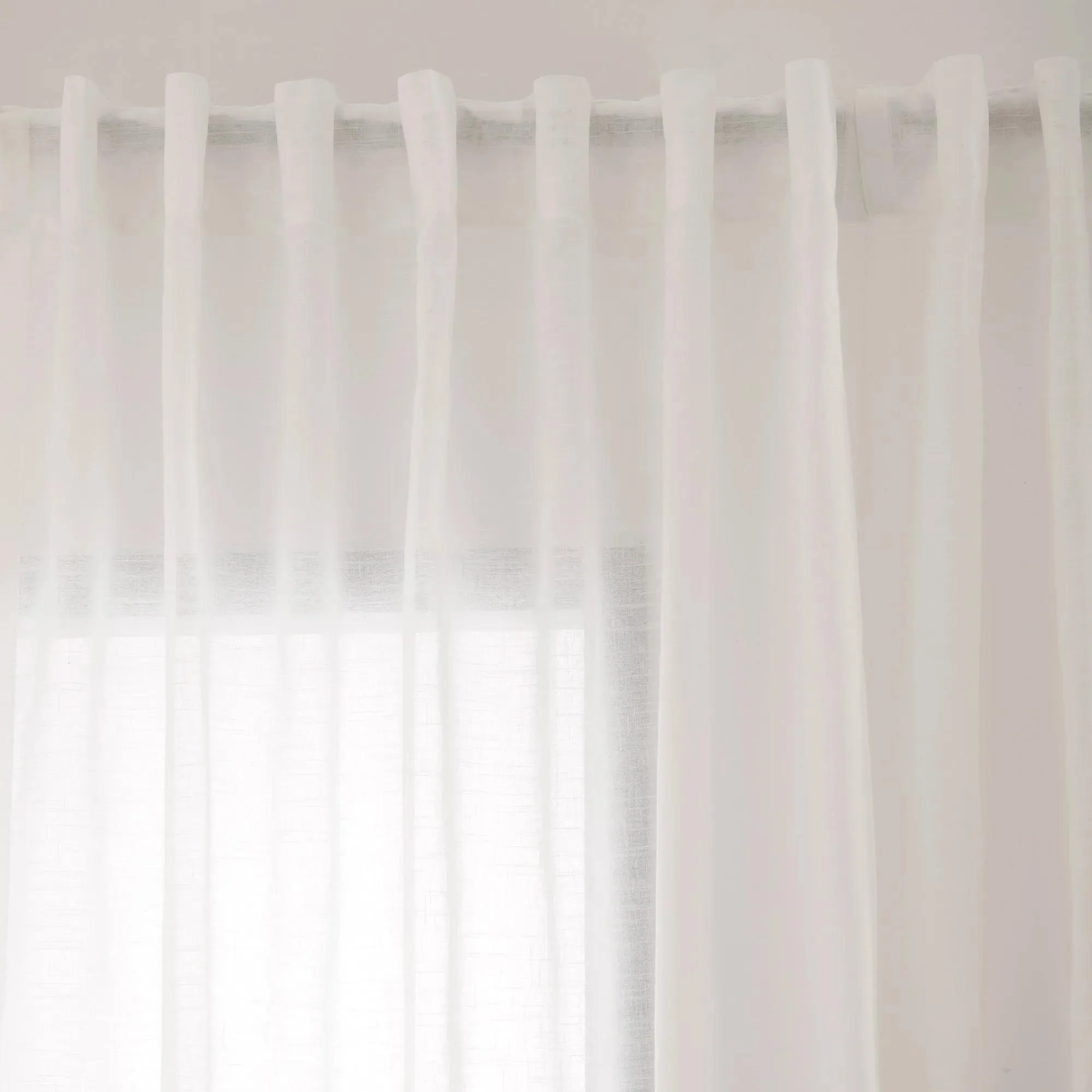 Ery Off-White Sheer Panel with Back Tabs - Image 2