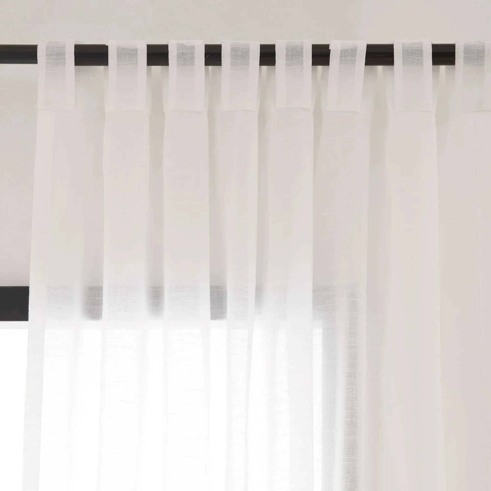Ery Off-White Sheer Panel with Back Tabs - Image 3