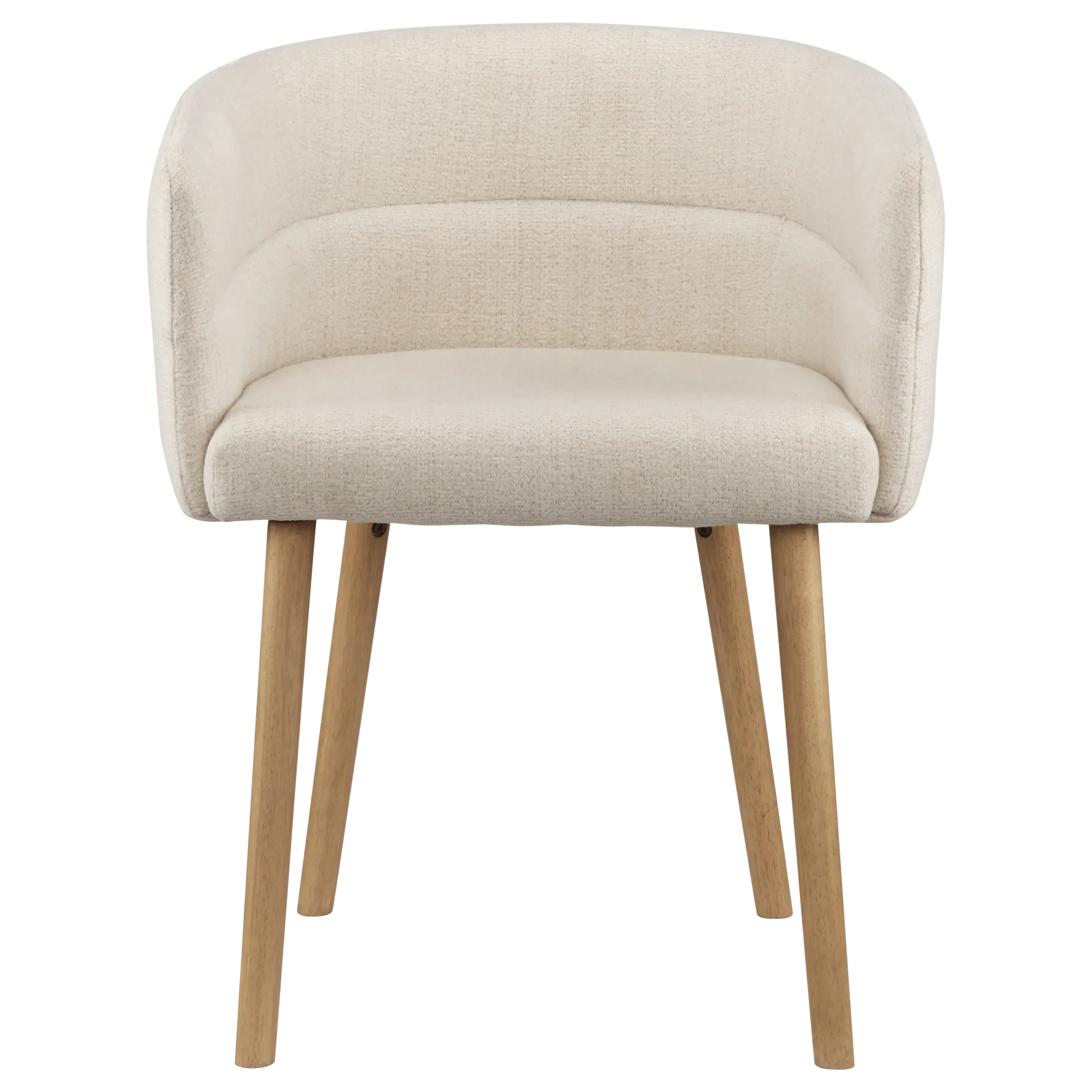 Fabric and Mango Wood Accent Chair - Image 3