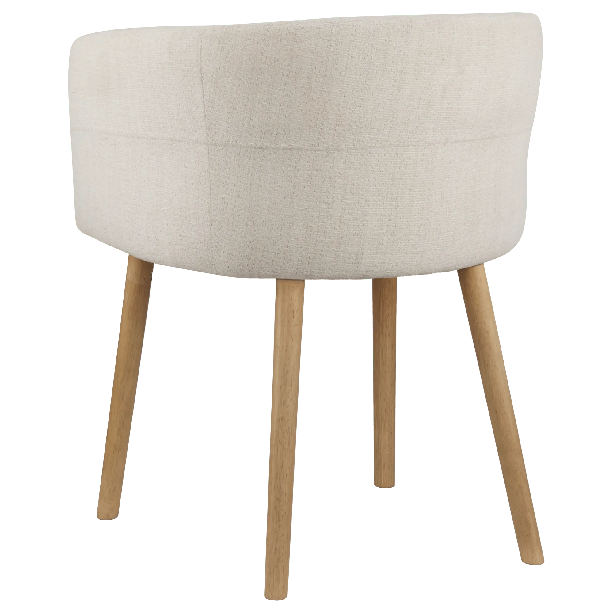 Fabric and Mango Wood Accent Chair - Image 6
