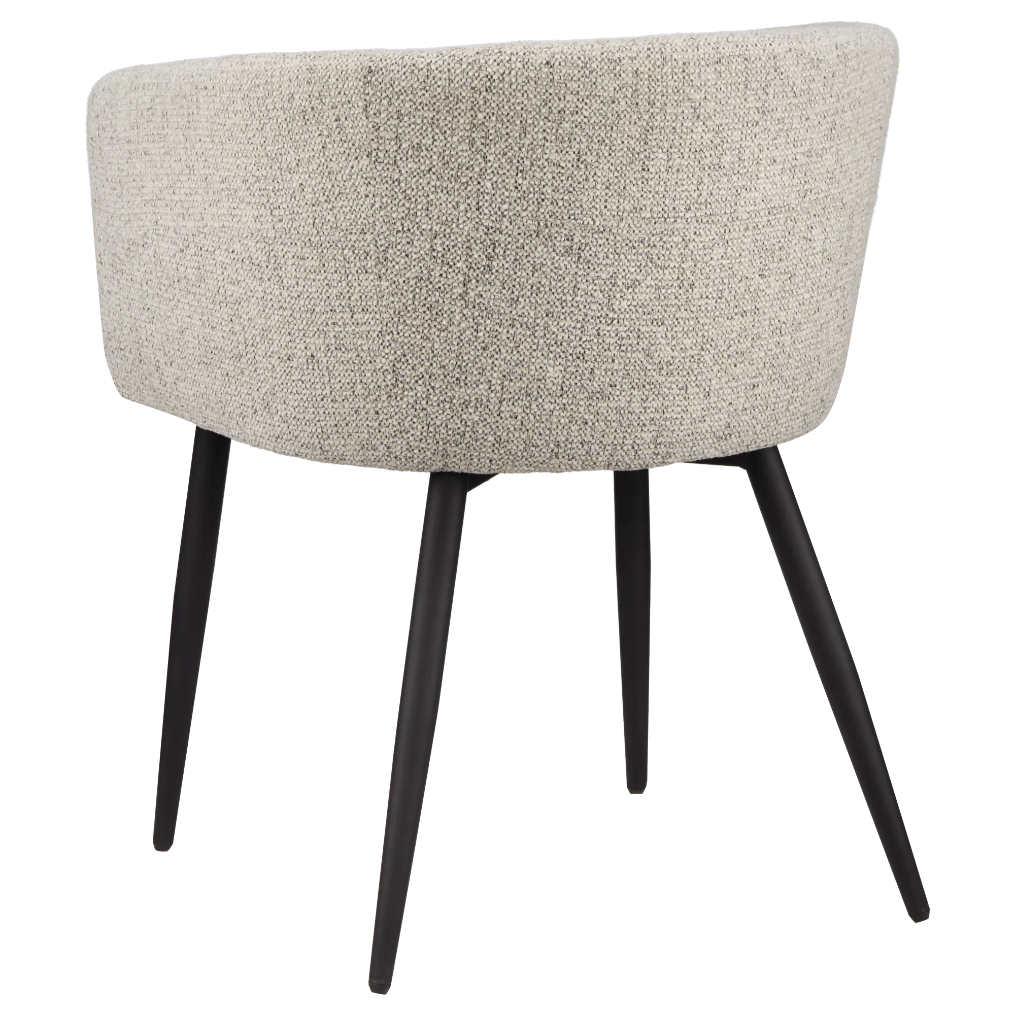 Fabric and Metal Accent Chair - Image 3