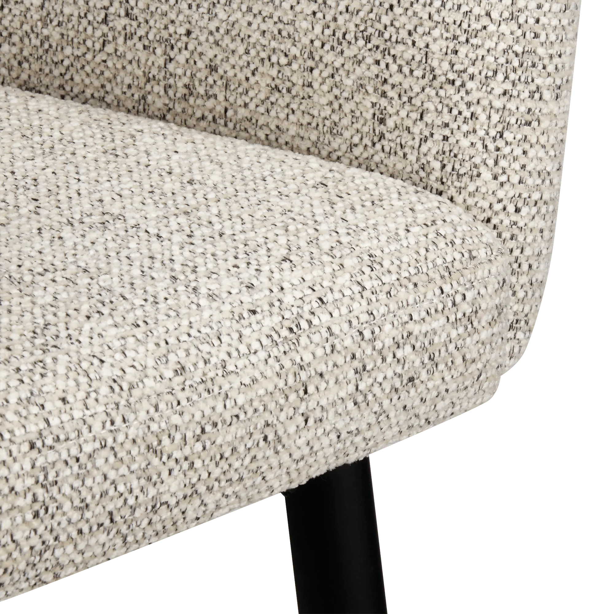 Fabric and Metal Accent Chair - Image 4